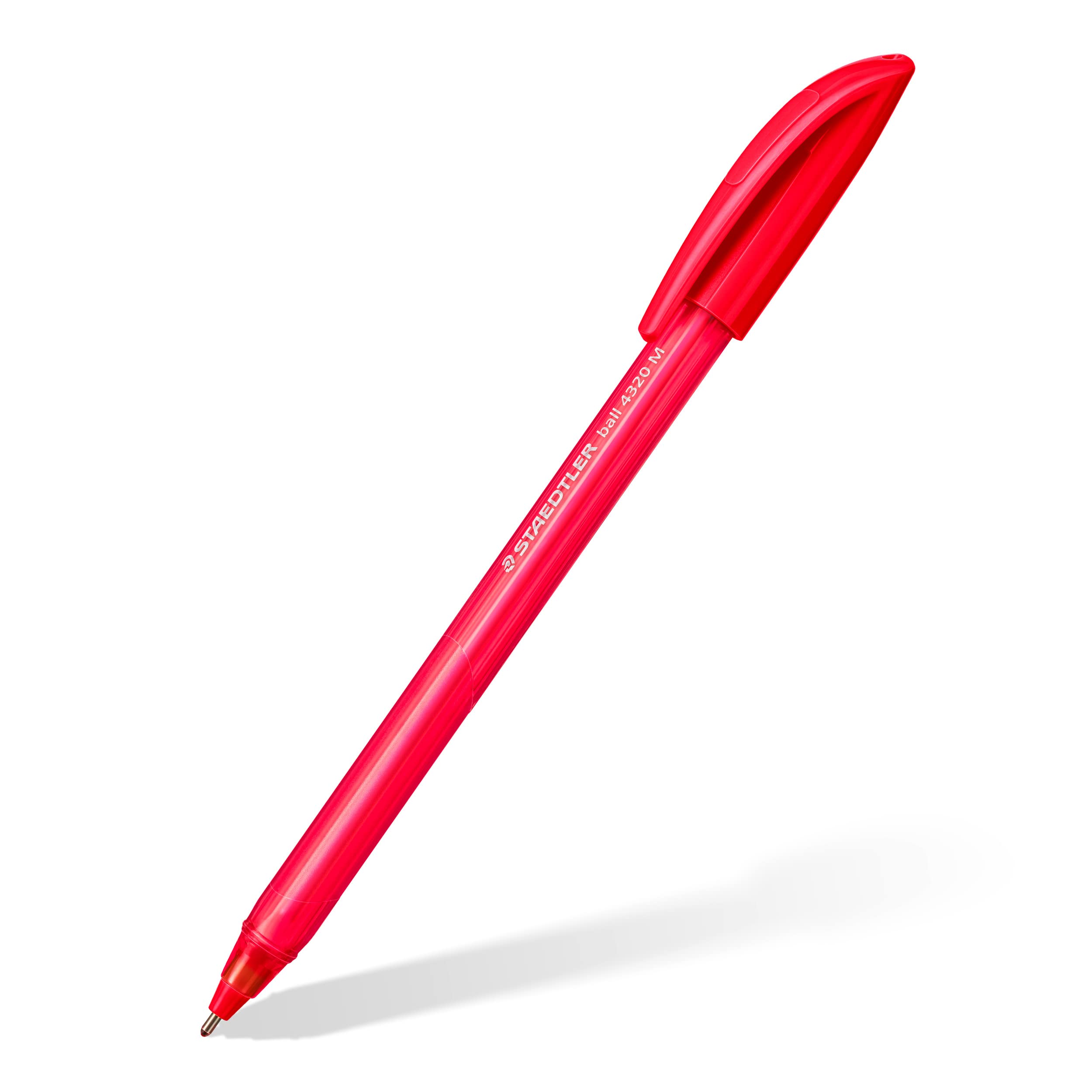 STAEDTLER 4320 MC10 Stick Ballpoint Pen - Triangular Barrel, 1.0mm Medium Line, Pack of 10 Assorted Colours 2