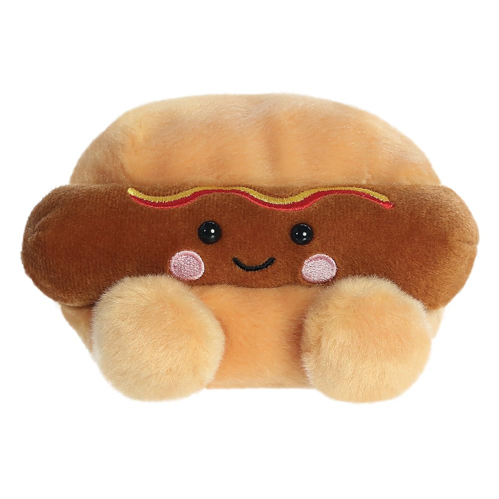 Palm Pals Colson Hot Dog 5In Soft Toy - Aurora Plush Collectible for Kids 1