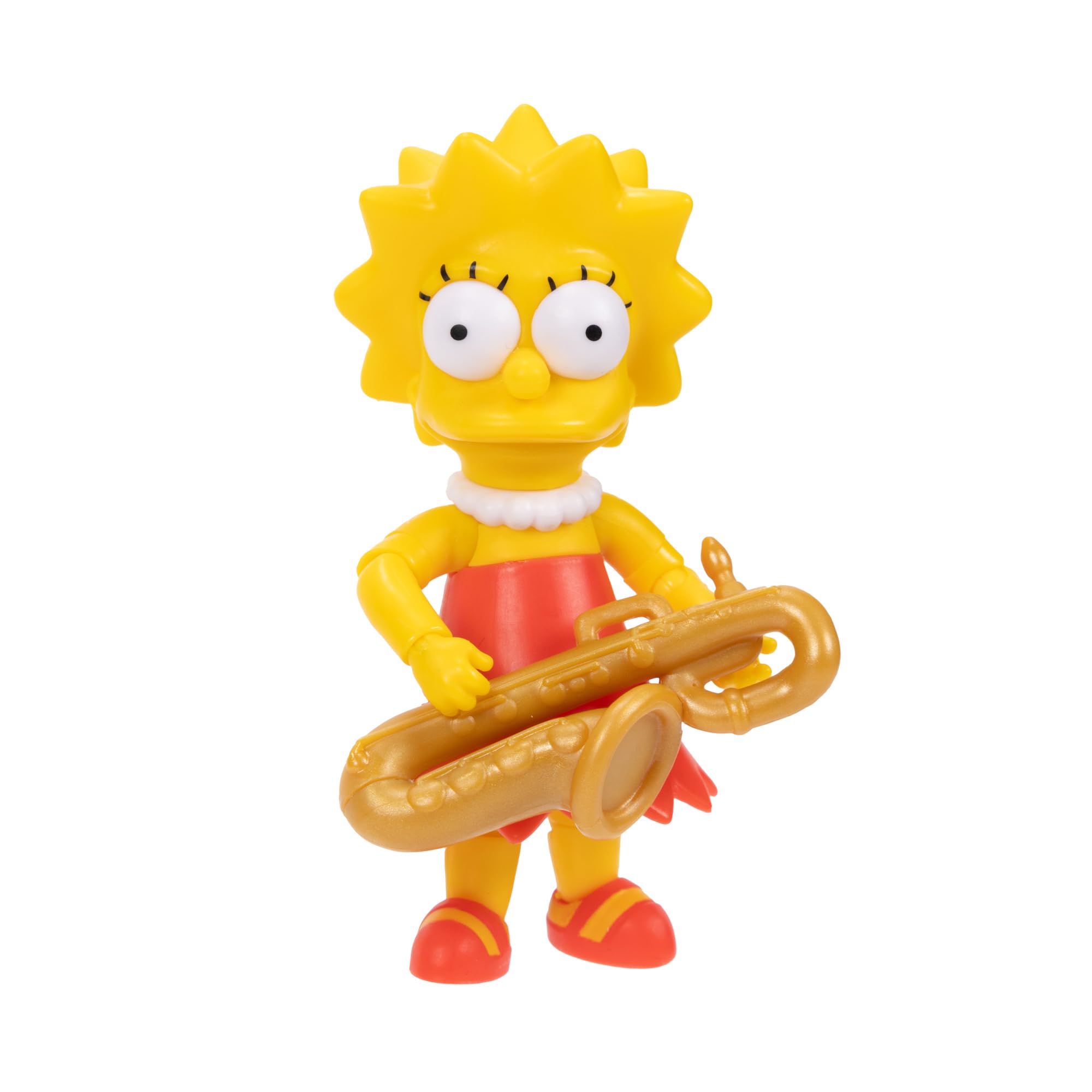 JAKKS Pacific The Simpsons - Lisa Simpson 12.7cm Action Figure with Saxophone