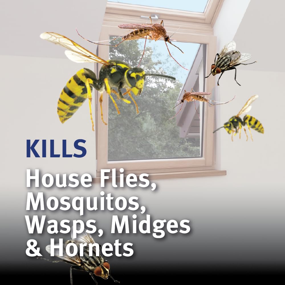 Zero In Fly and Wasp Killer - 300 ml Aerosol Spray for Flying Insects