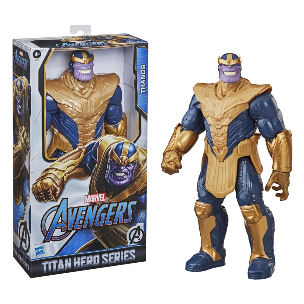 Hasbro Titan Hero Series Blast Gear Deluxe Thanos Action Figure - 30 cm, Ages 4+ 7