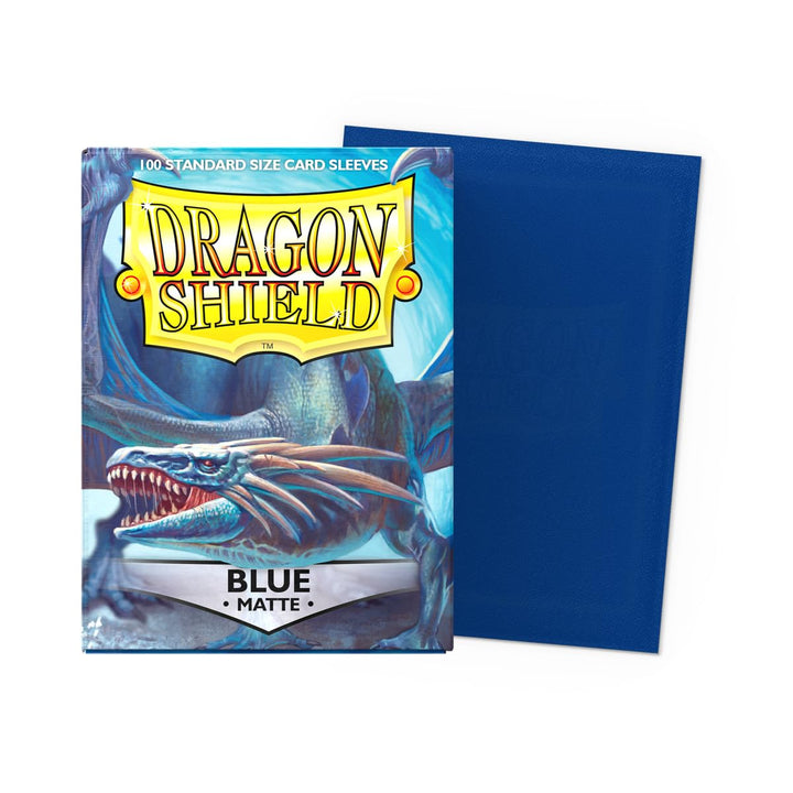Dragon Shield Matte Blue Standard Size Card Sleeves 100 Pack