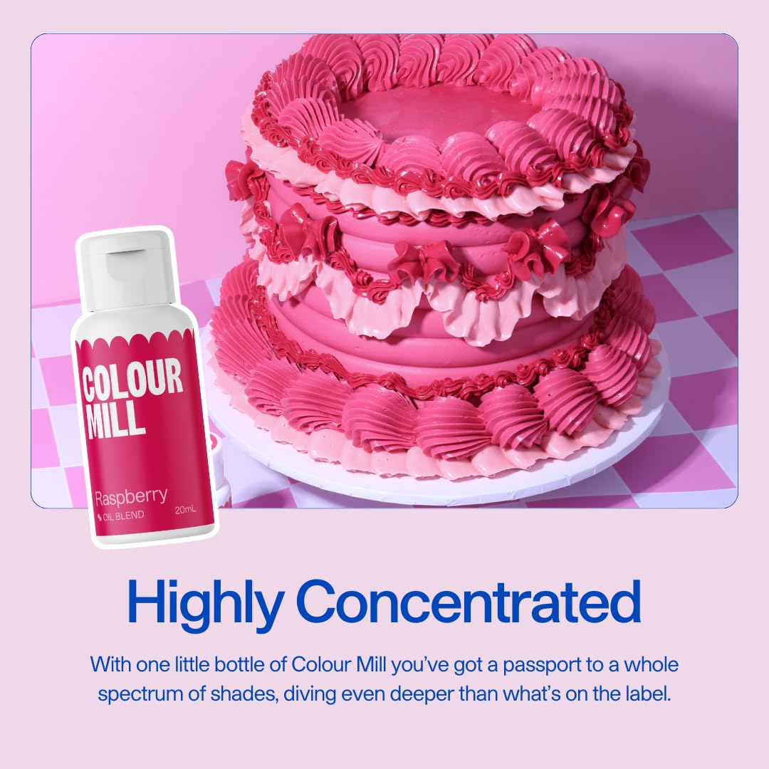 Colour Mill Oil Blend Food Colouring Navy - Oil-Based Baking Colour 20ml