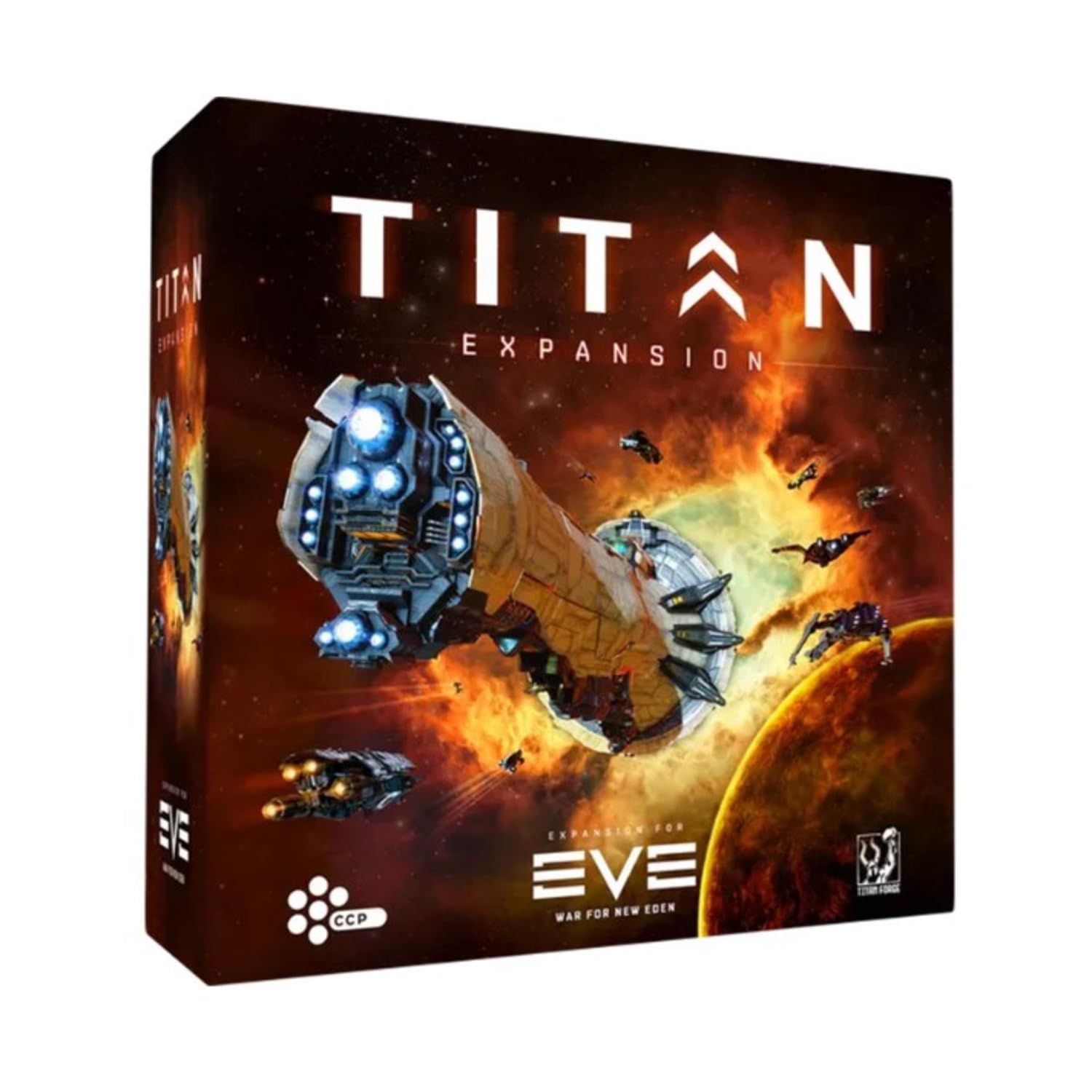 Titan Forge EVE: War for New Eden - Titan Expansion | Strategy Board Game for Adults (168+)