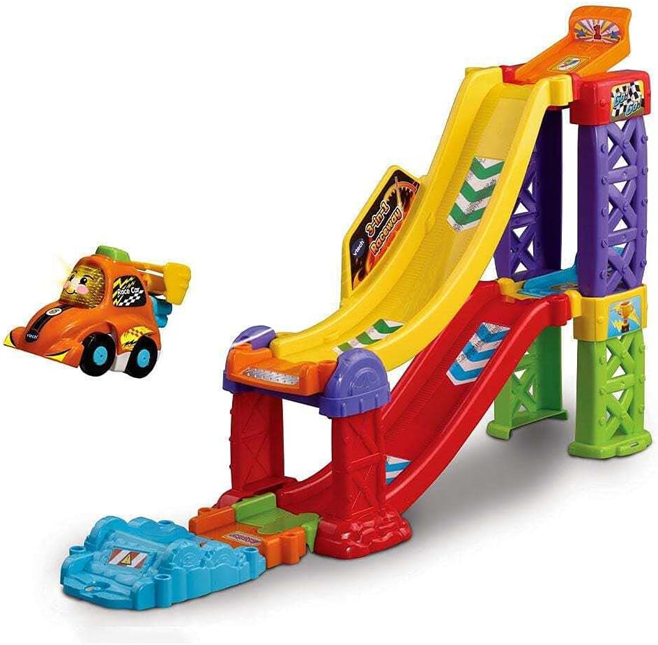 VTech Toot-Toot Drivers 3-in-1 Raceway - Stunt Track with SmartPoint Technology for Toddlers 1-5 Years 1