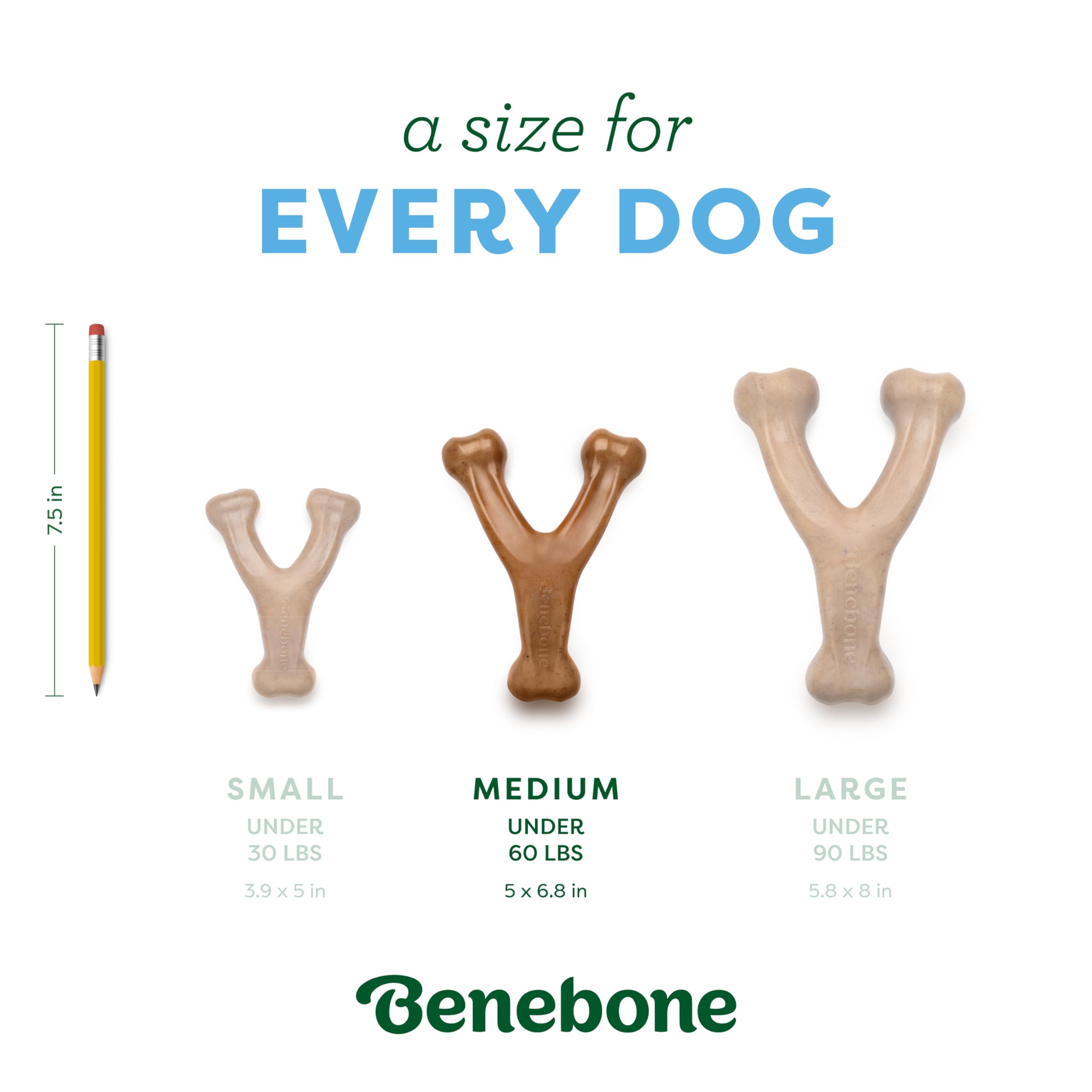 Benebone Wishbone Durable Chew Toy - Limited Edition Duck Flavor | Medium Size | Made in USA 5