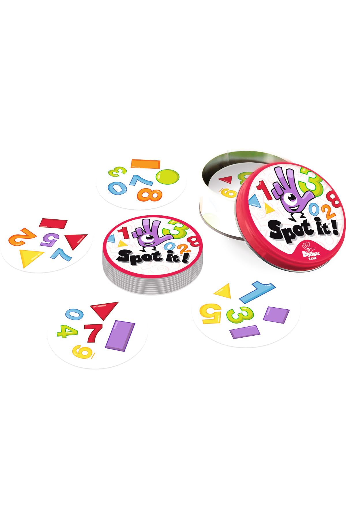 Asmodee Dobble Super Pack Kids 123 + Animals Family Card Game 5