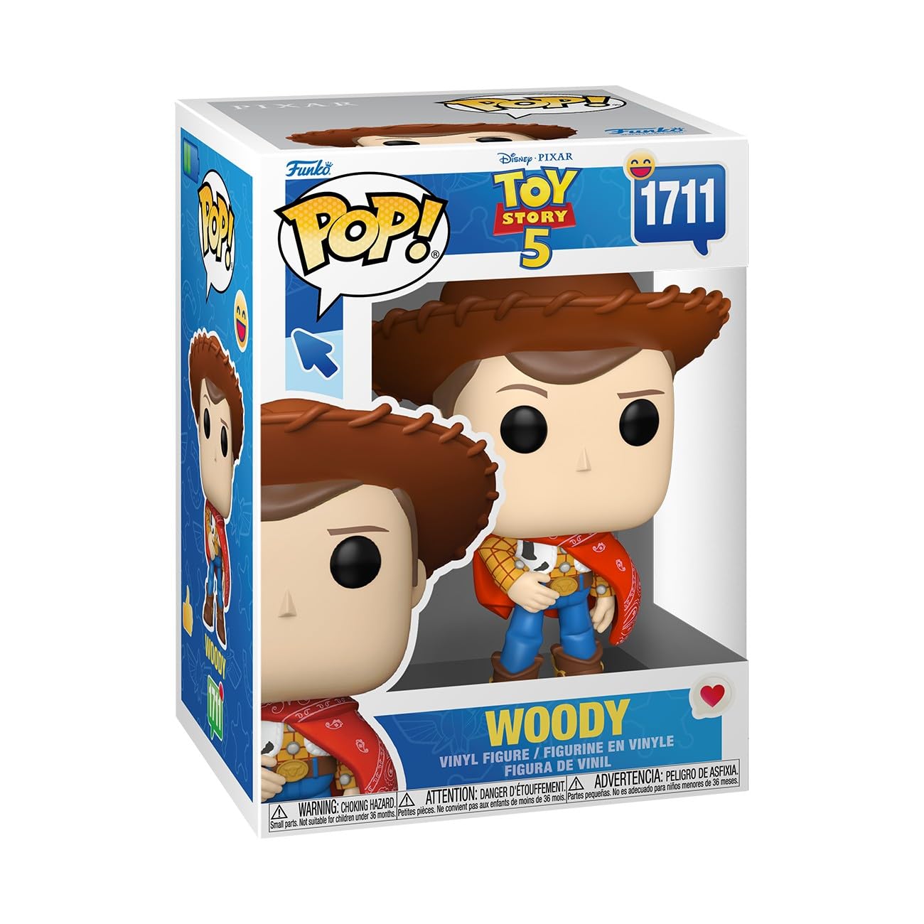 Funko POP! Disney: Toy Story 5 - Woody Collectable Vinyl Figure | 3.75 in | Model 90767 1