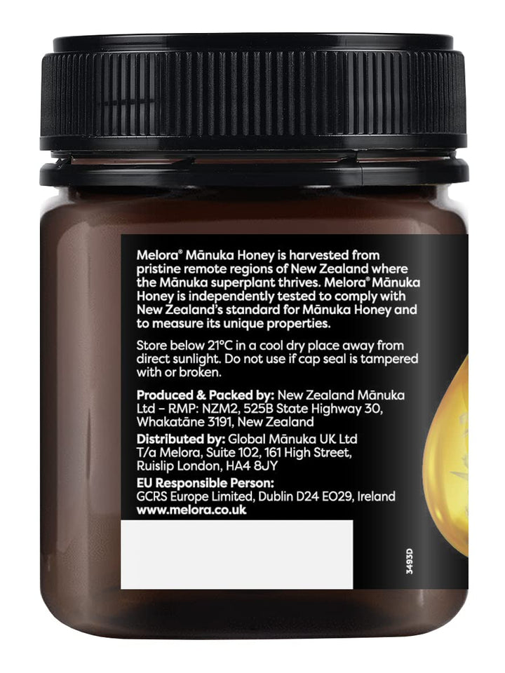 Melora 525 MGO Manuka Honey - 250g - 15+ UMF - 100% Pure & Traceable