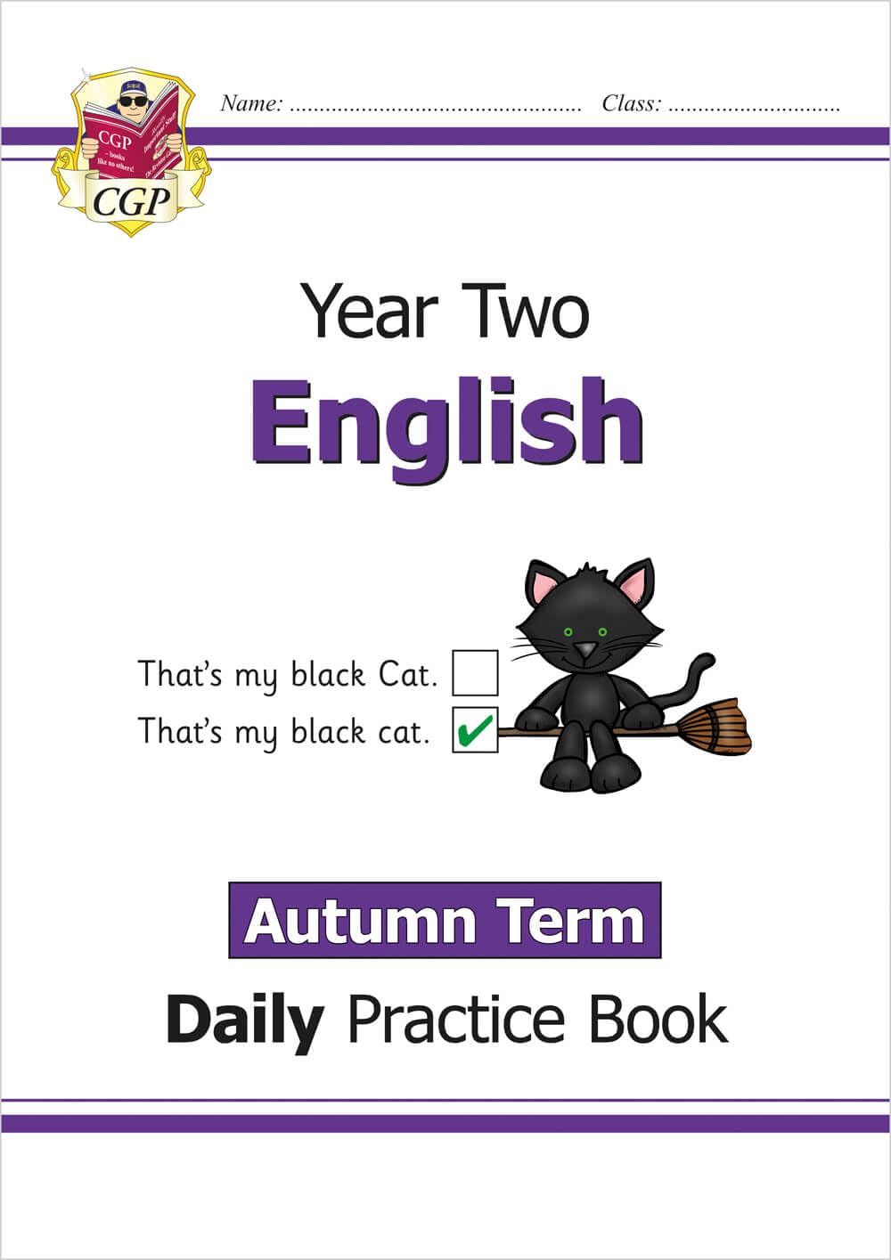 CGP Books New KS1 English Daily Practice Book - Year 2 Autumn Term | Ages 6-7 | 68 Pages 1