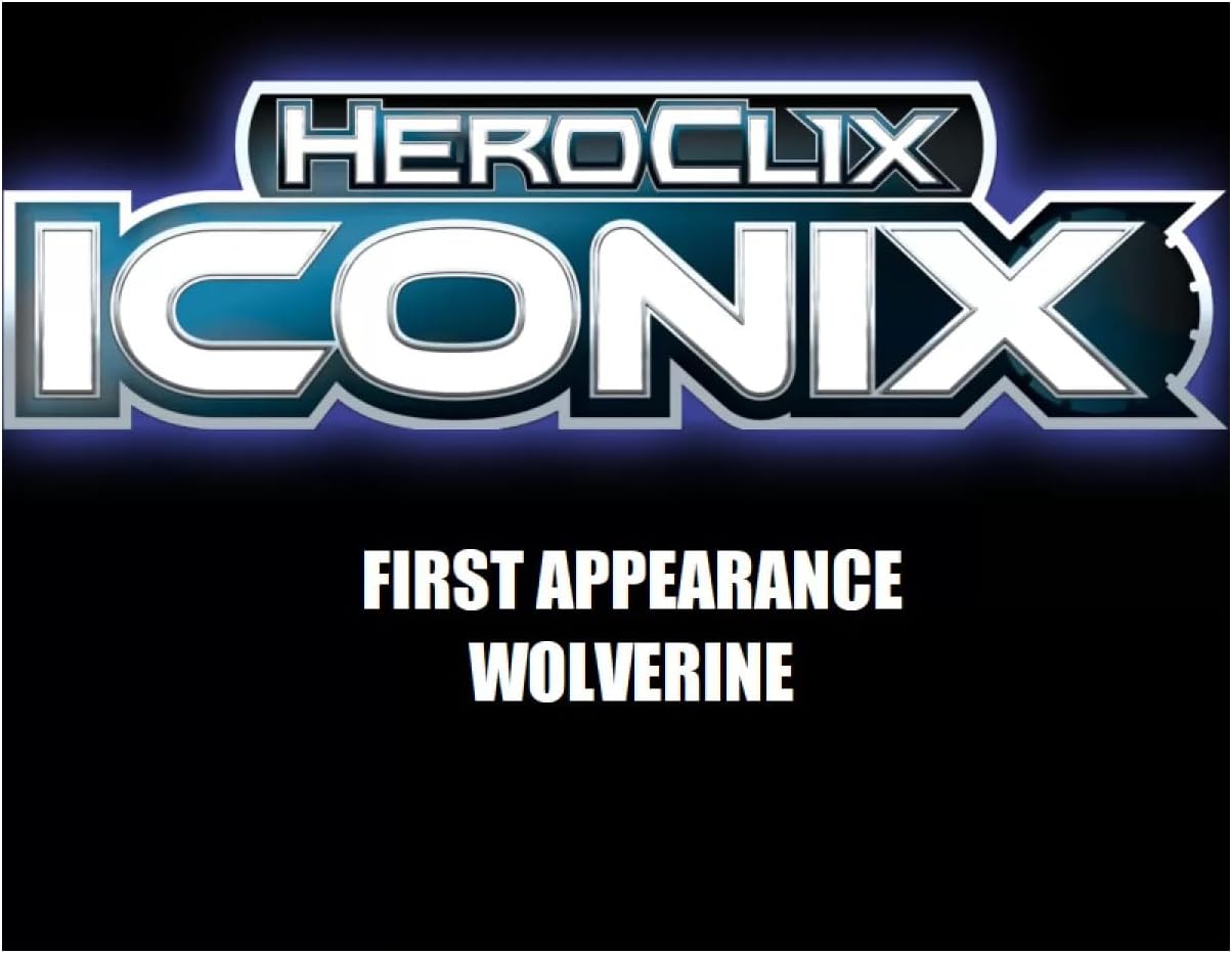 Marvel HeroClix Iconix: Erster Auftritt Wolverine – Sammelbares Miniaturfigurenset