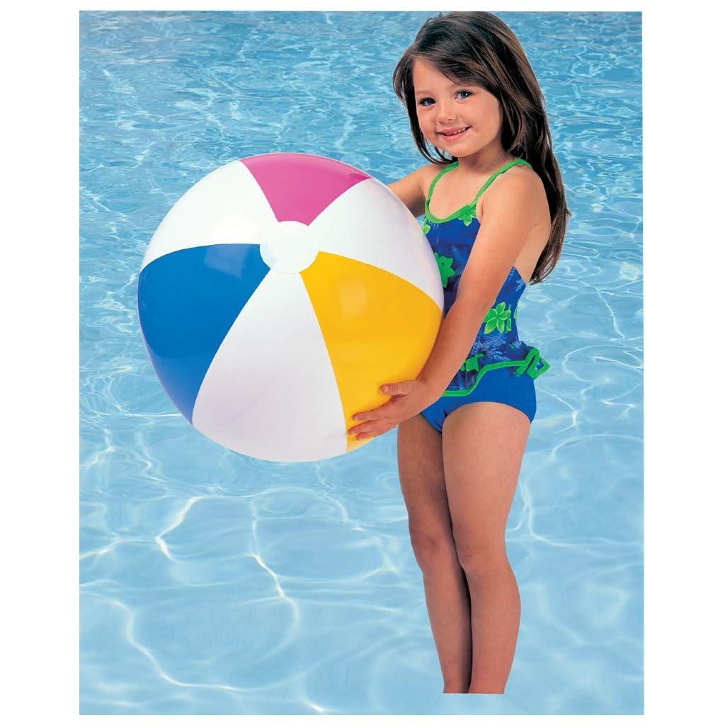 Intex 59030EP 24 Zoll glänzender Strandball – Spielen im Freien für Kinder ab 3 Jahren 6