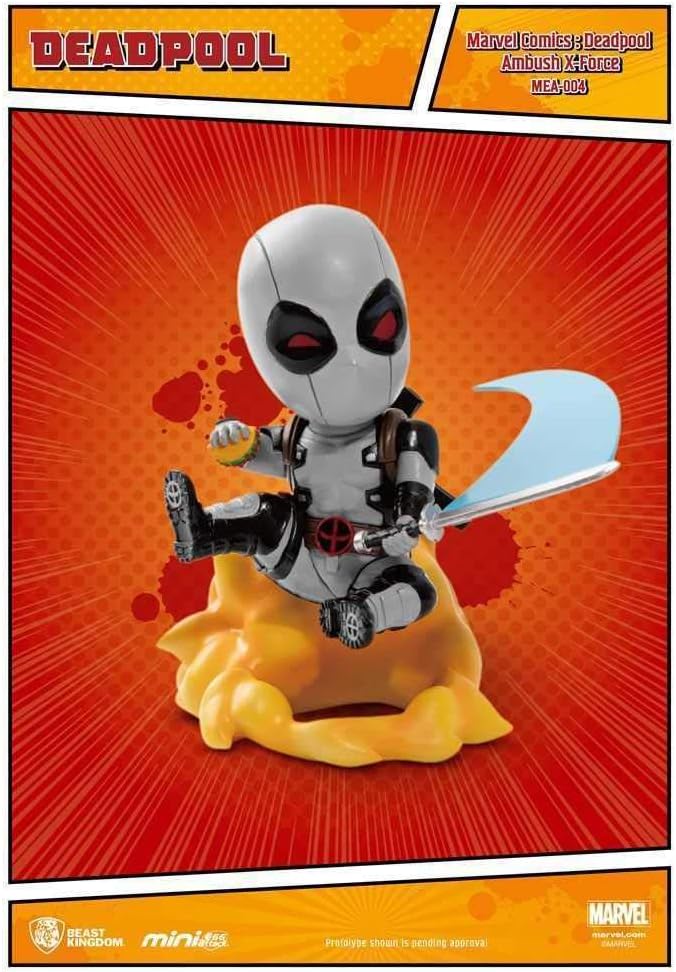 Beast Kingdom Mini Egg Attack Marvel Comics - Deadpool Ambush X-Force Figure (EAA-096)