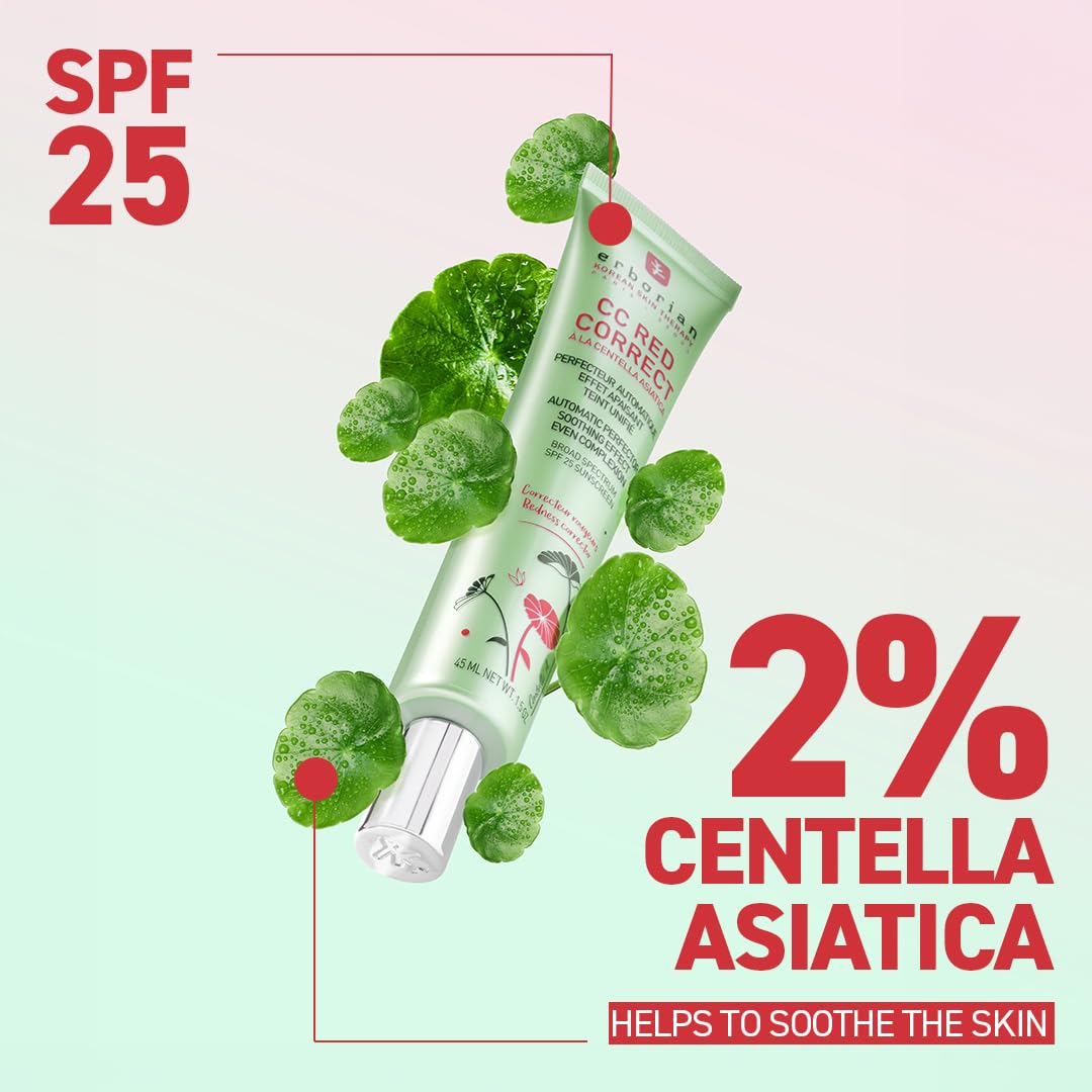 Erborian CC Red Correct with Centella Asiatica - Colour Correcting Cream (20 g)