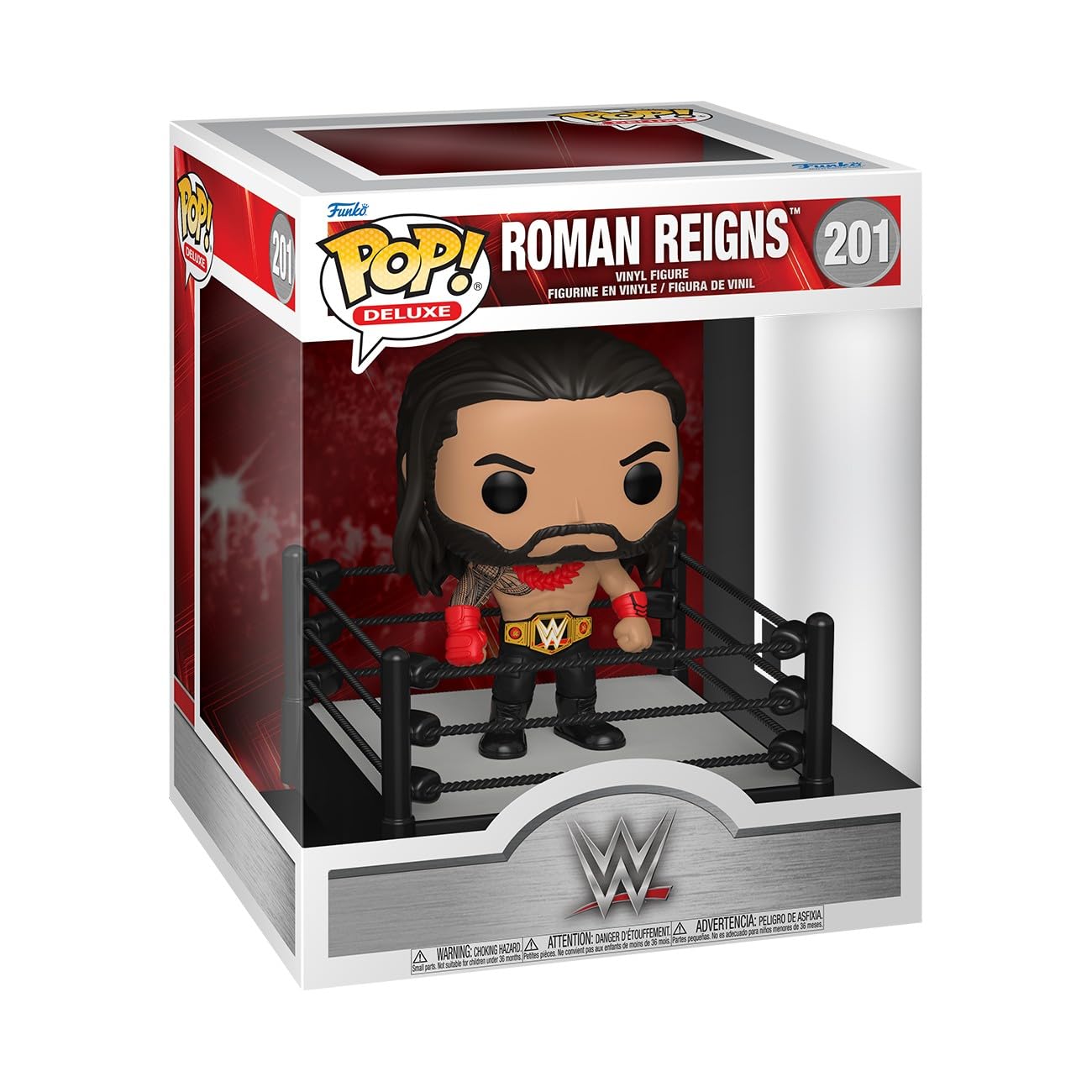 Funko POP! Deluxe: WWE Roman Reigns in Ring Collectable Vinyl Figure | Model 90532