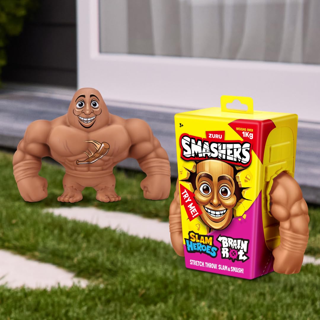 ZURU SMASHERS SLAM Heroes T T T Sahur Action Figure - Super Stretch, Slam & Bounce 6