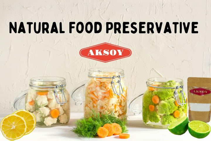AKSOY - Citric Acid Food Grade 1000g | Non-GMO, for Bath Bombs, Sour Drinks, Cleaning & Canning