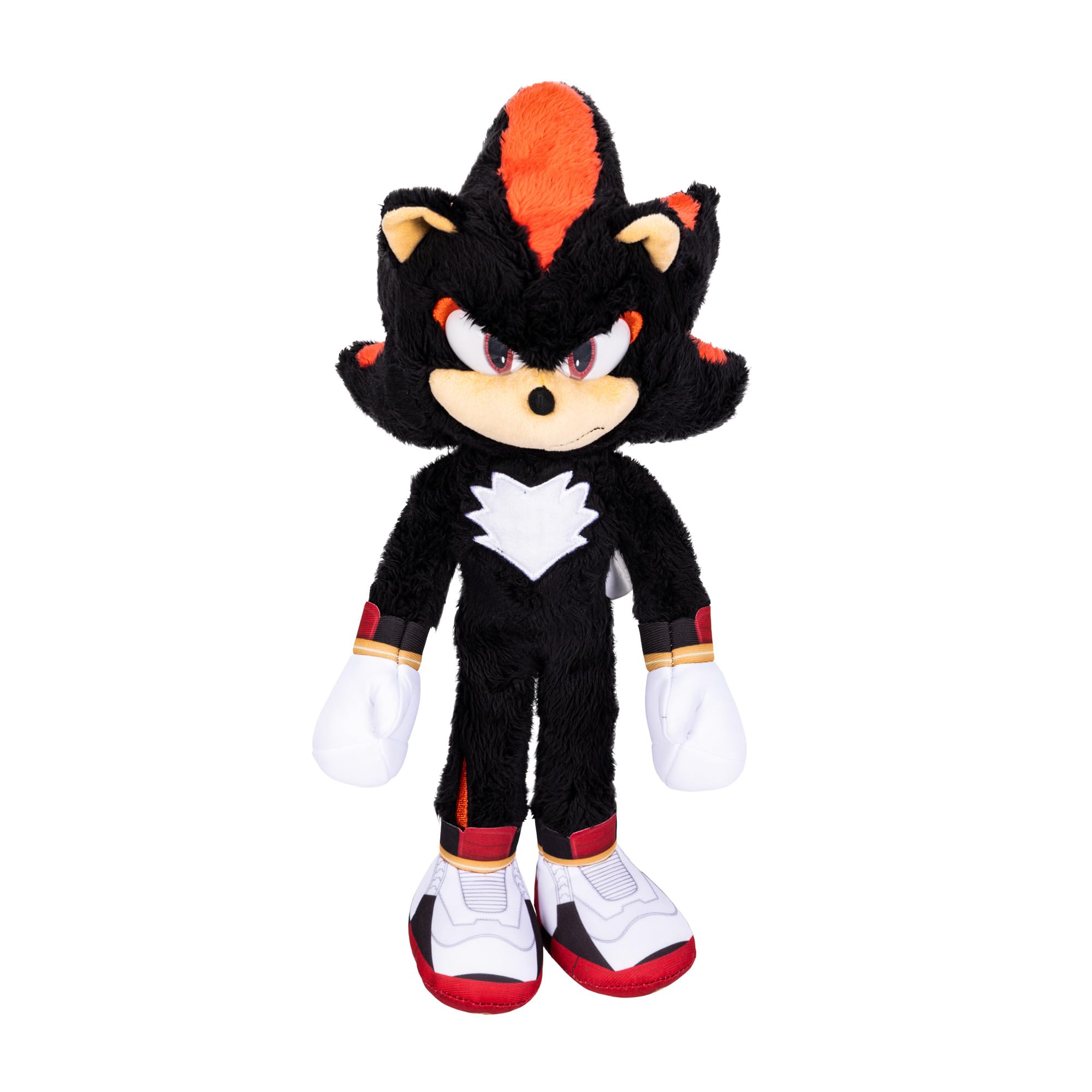 Sonic 3 Movie Shadow Deluxe Plush by Jakks Pacific - 35 cm Tall | Ages 3+