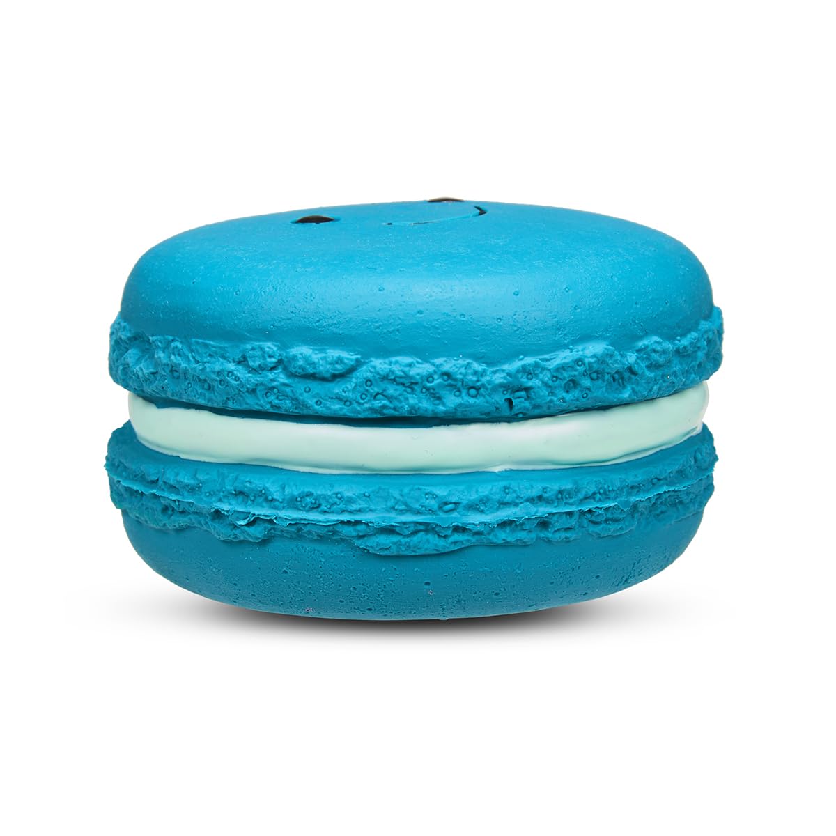 Petface Macaron Latex Dog Toy - Soft Chew | Built-in Squeaker | Blue 6