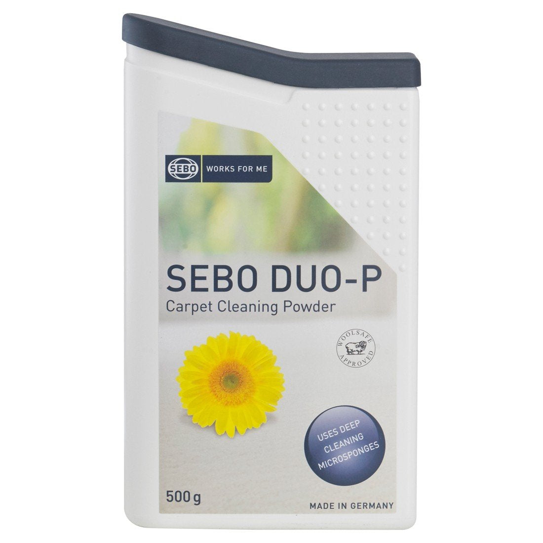 SEBO Duo-P Cleaning Powder - 500g Carpet Cleaner | Unscented | For All SEBO Vacuums 2