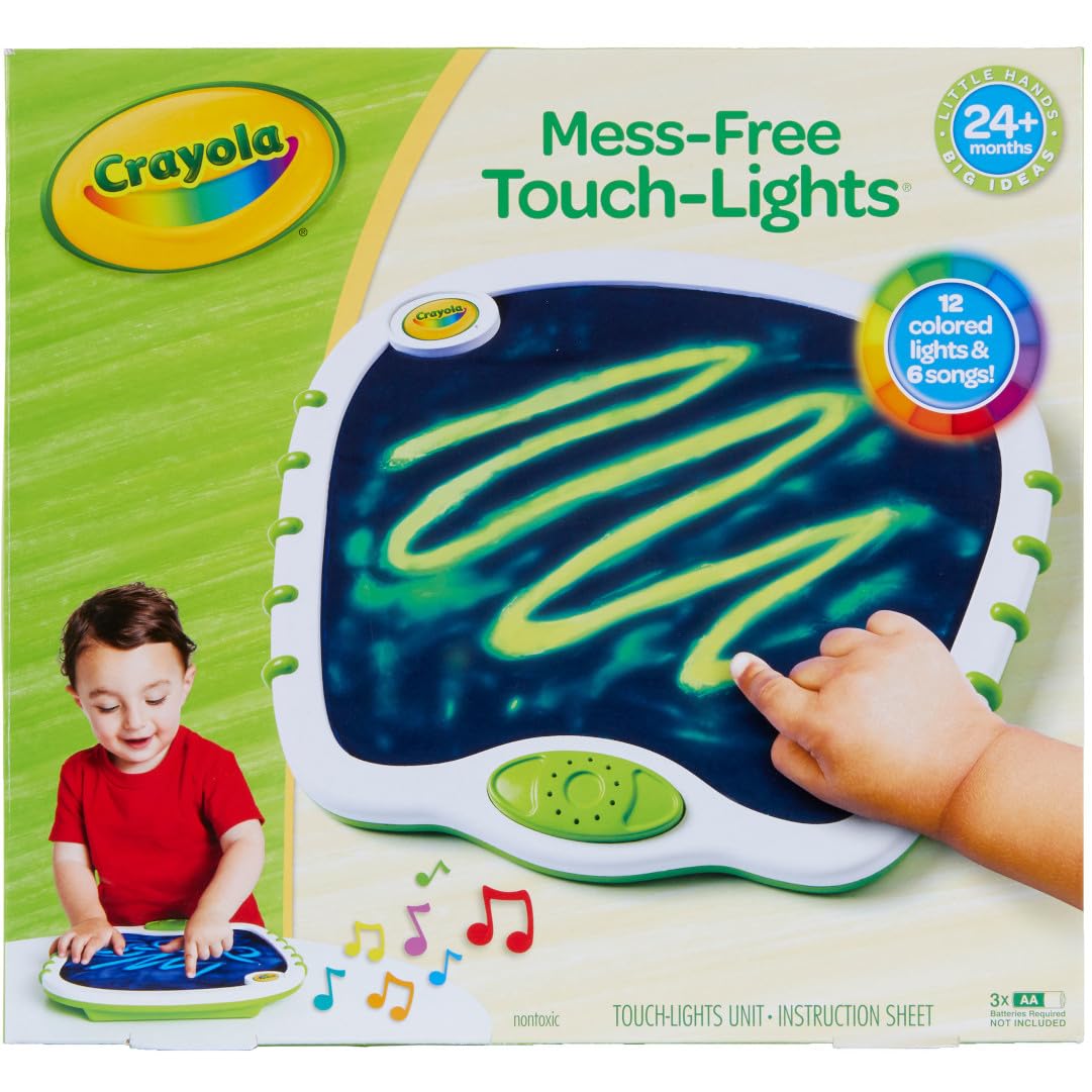 CRAYOLA Touch Lights - Mess-Free Doodling Tablet with Lights & Sounds | Ages 2+ 2
