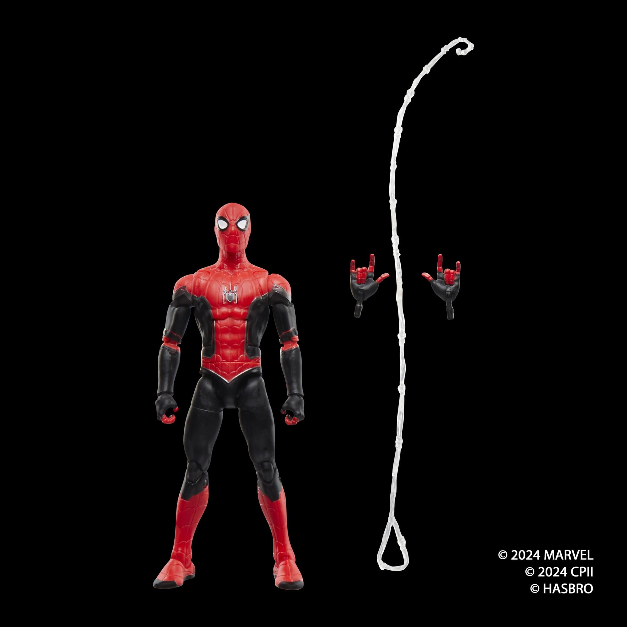 Marvel Legends Series Spider-Man (Upgraded Suit) 6-Inch Action Figure with Web Accessories 3