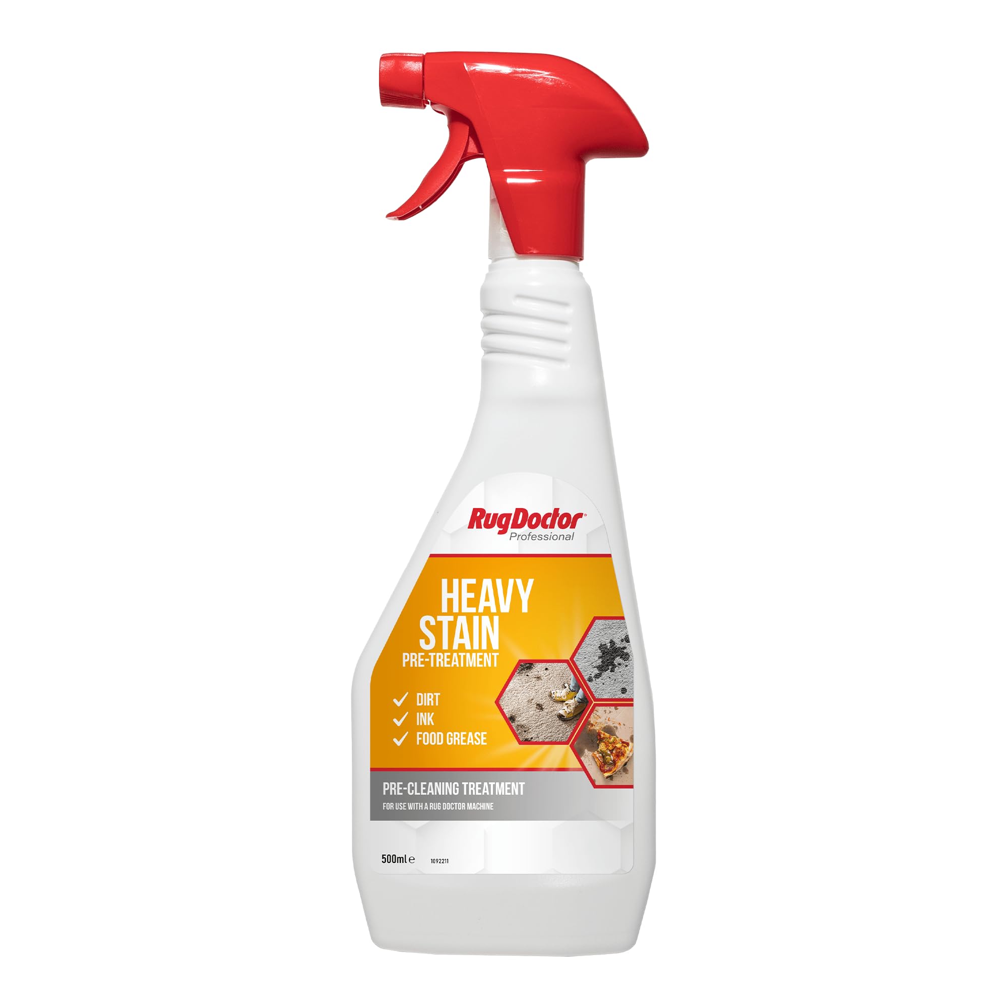Rug Doctor Heavy Stain Pre-Treatment Carpet Cleaner Spray | 500ml | Wool Friendly & Pet Safe 1
