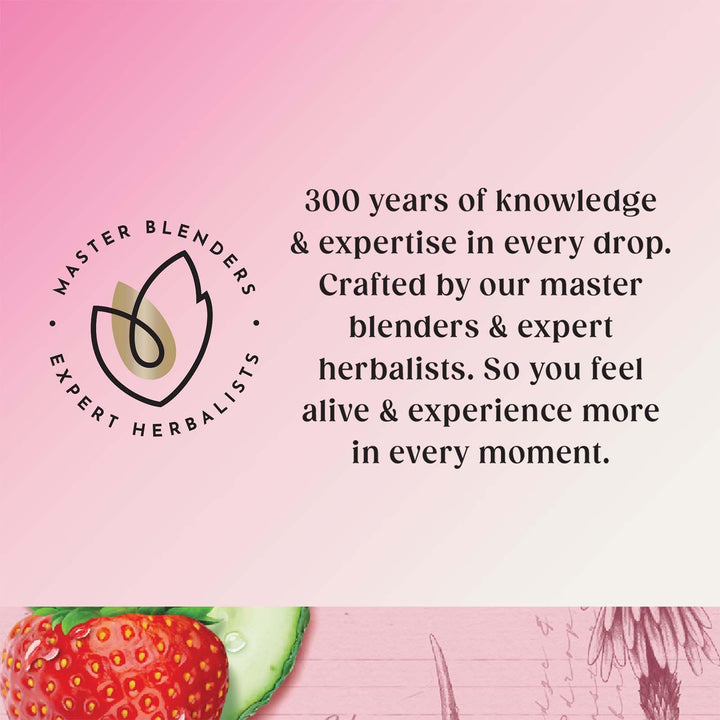 Twinings Superblends Glow Herbal Infusion with Strawberry, Cucumber, Green Tea & Aloe Vera (80 Teabags)