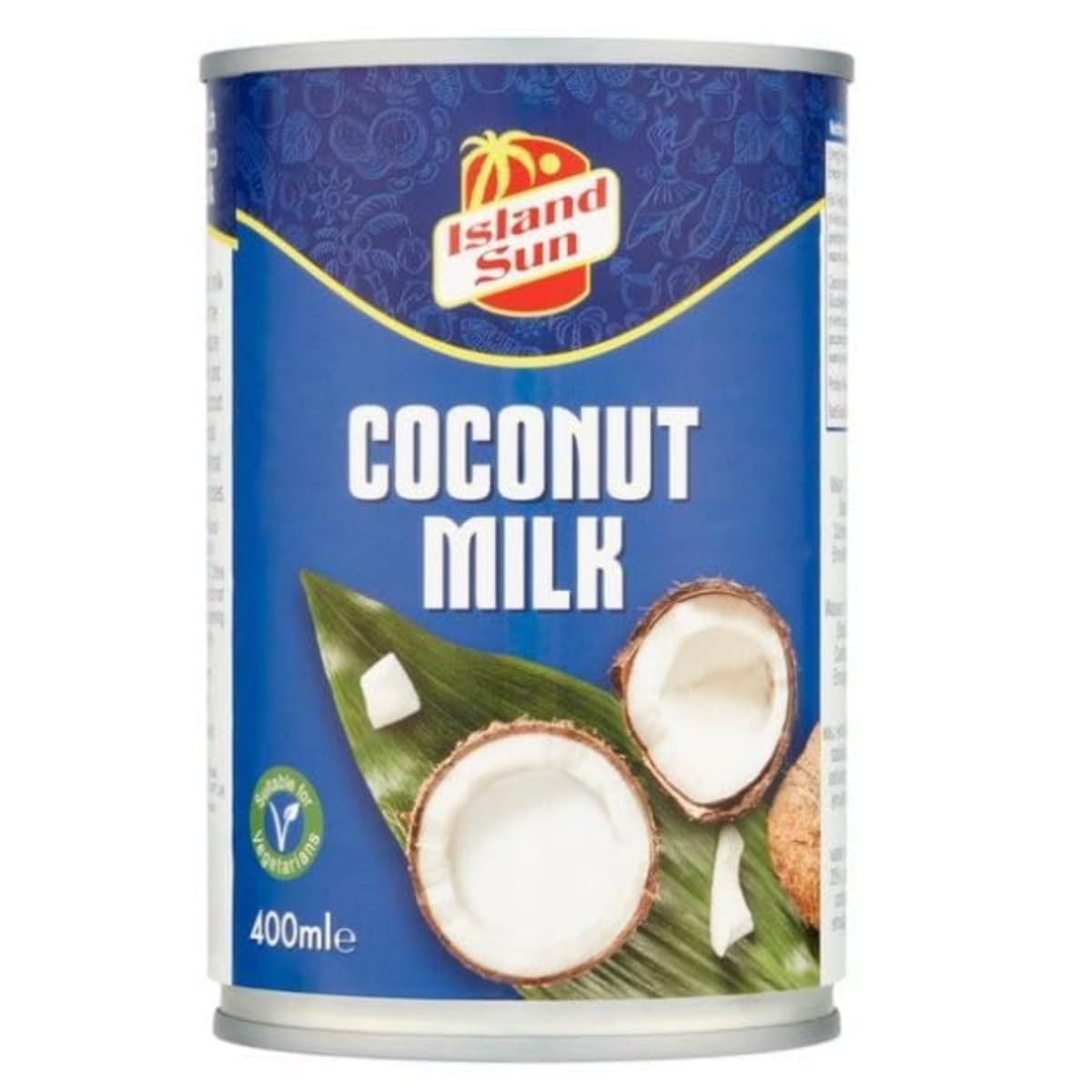 Island Sun Coconut Milk - Rich Coconut Extract (25%) | 400ml Liquid Can