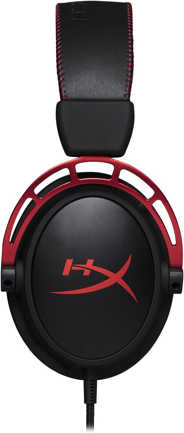 HyperX Cloud Alpha Gaming Headset with Dual Chamber Drivers, Detachable Noise-Cancellation Mic, Compatible with PS5, Xbox Series X|S, PC