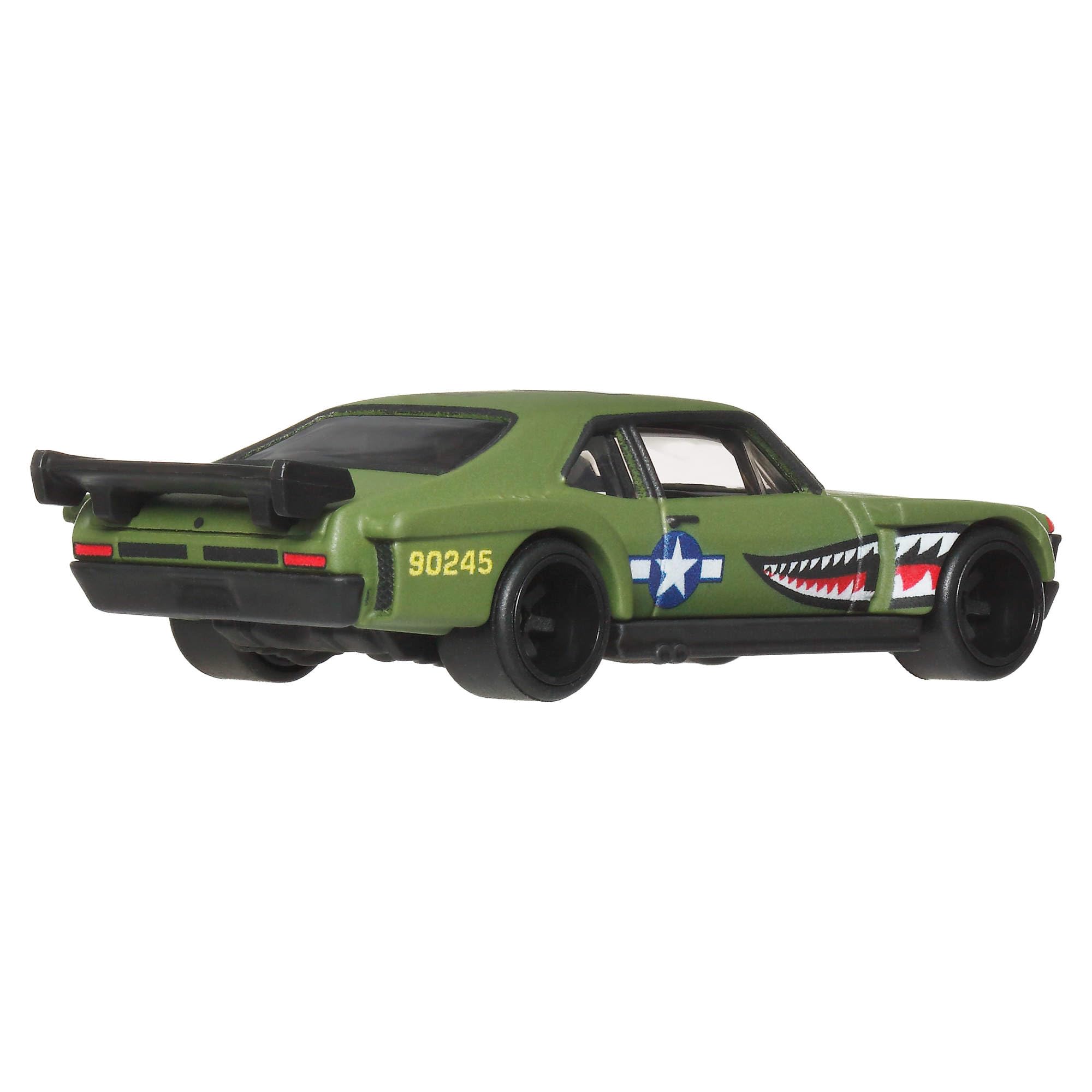 Hot Wheels Custom '70 Chevy Nova - 1:64 Scale Die-Cast Car | Metal/Metal Body & Chassis | Real Riders Tires 6
