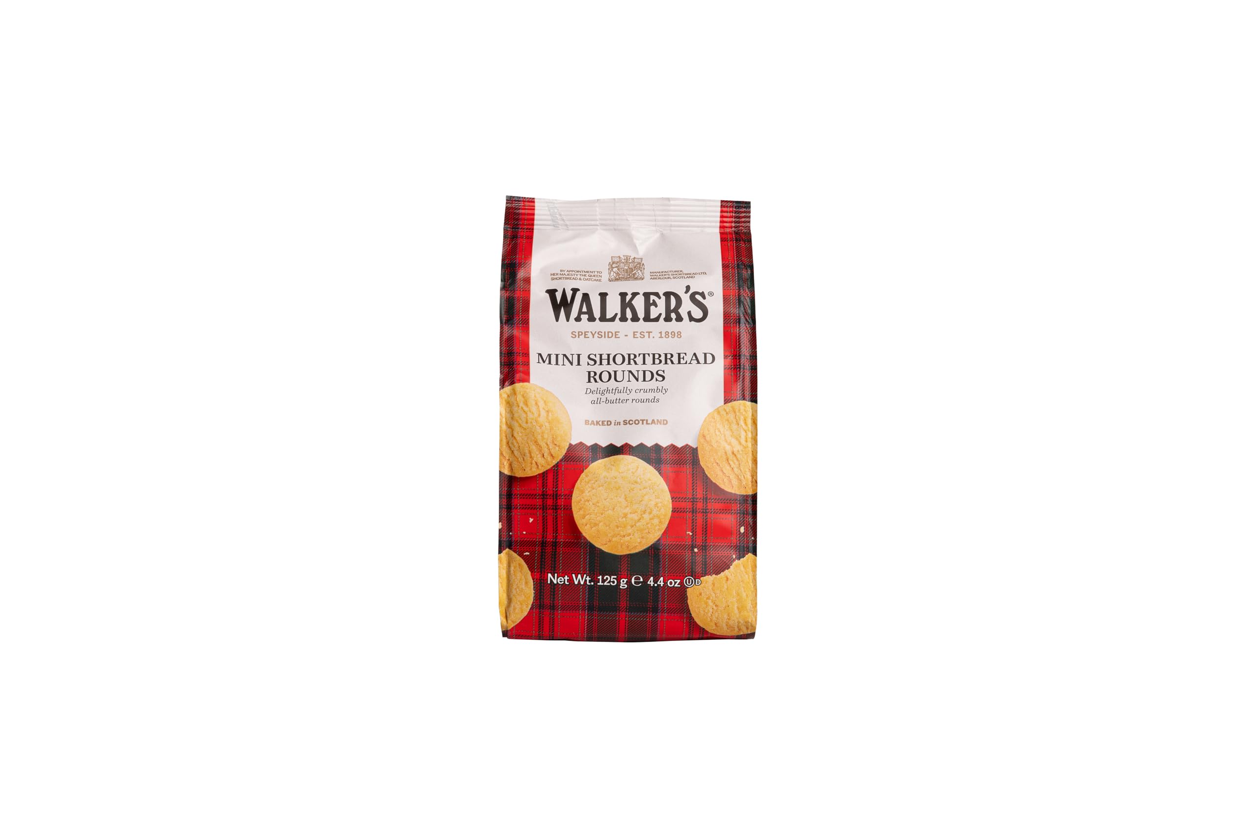 Walker's Shortbread Mini Rounds Bag, Pure Butter Scottish Cookies, 125g 7