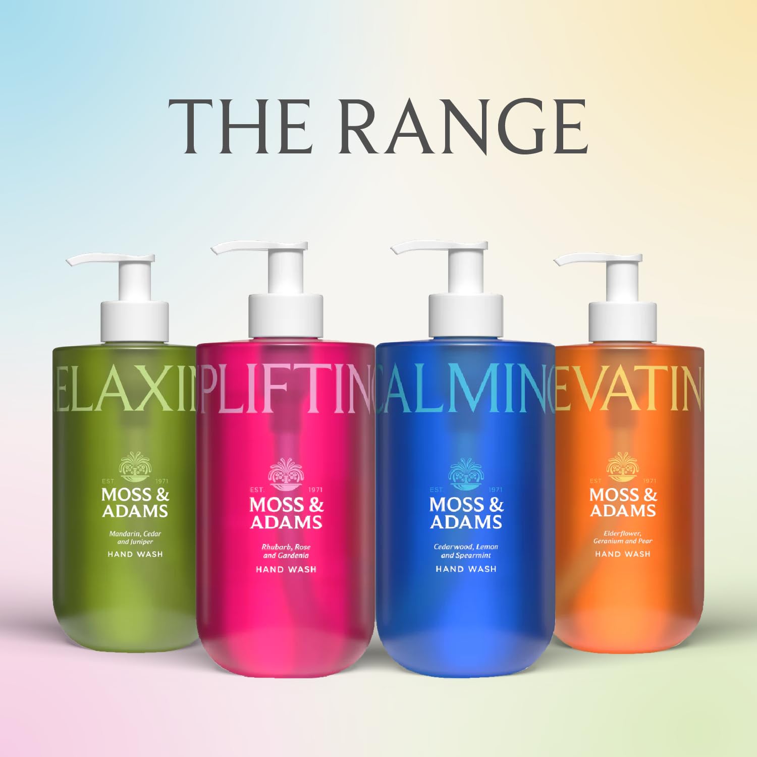 Moss & Adam Calming Hand Wash - Cedarwood, Lemon & Spearmint Scent | Vitamin B5 | Pack of 3 (400 ml each) 4
