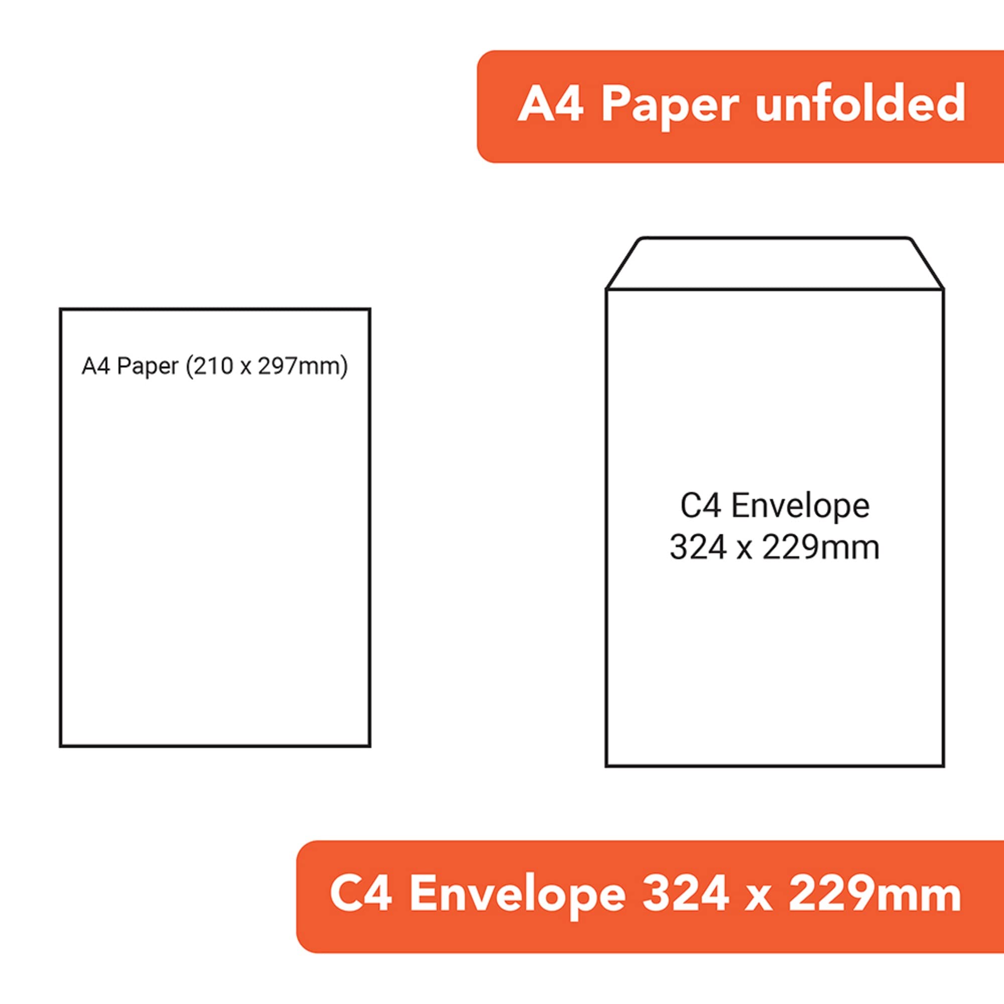 Postmaster C4 Catalogue Envelopes - 229 x 324 mm, 100 GSM, Self Seal White, 100 Pack 3