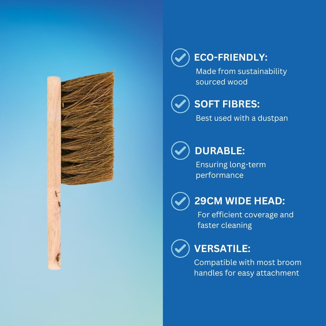 Elliott - Wooden Hand Brush with Soft Coconut Fibre