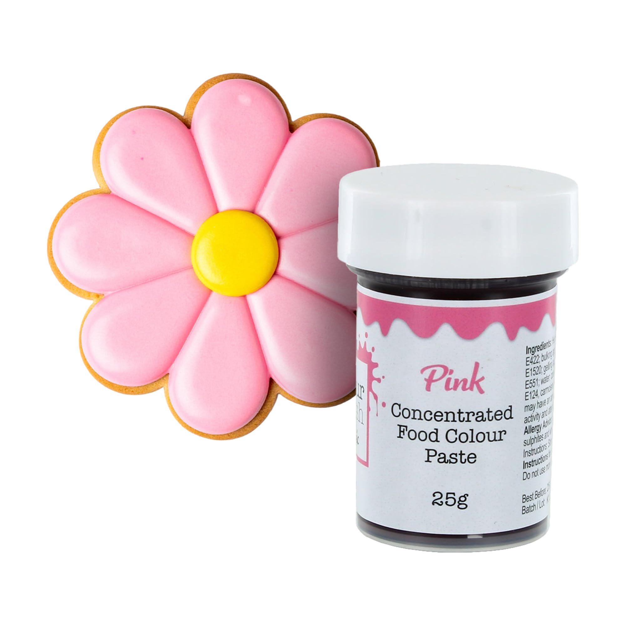 Colour Splash Concentrated Food Colouring Paste - Pink | 25g Pot | Vibrant Edible Colour for Baking