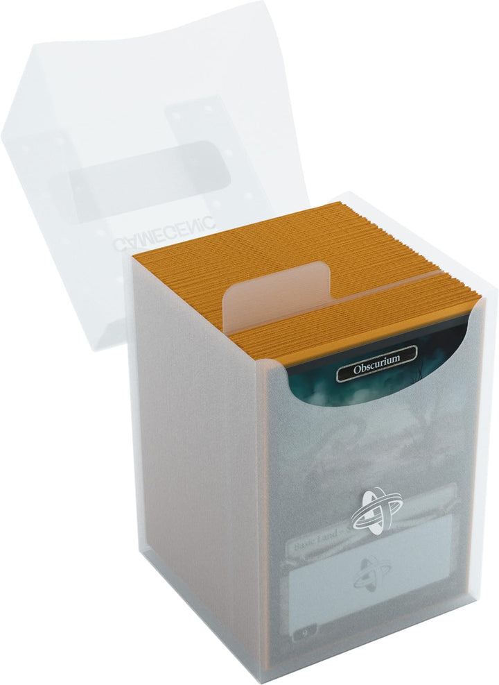 Gamegenic 100-Card Deck Holder - Clear Storage for Double-Sleeved Cards