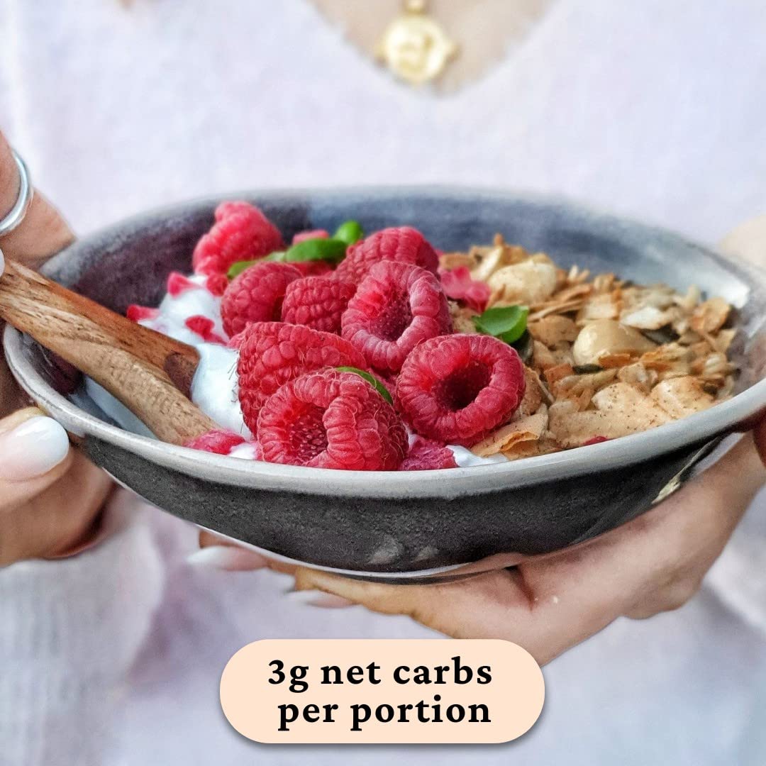 Maria Lucia Bakes Keto Granola - Macadamia & Coconut | High Protein, Unsweetened | 1KG 4