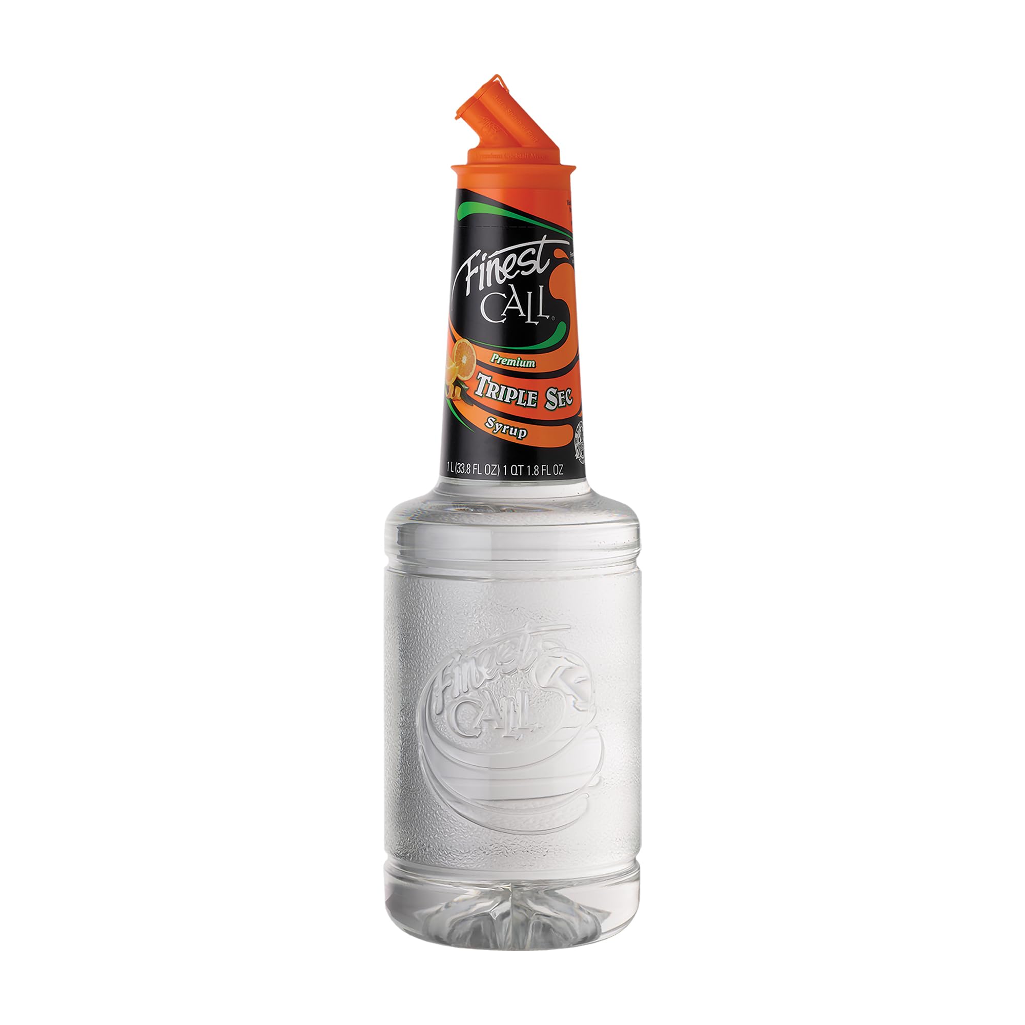 Finest Call Triple Sec Syrup - Non-Alcoholic Cocktail Ingredient | Premium Orange Essential Oils | 1 Litre 1