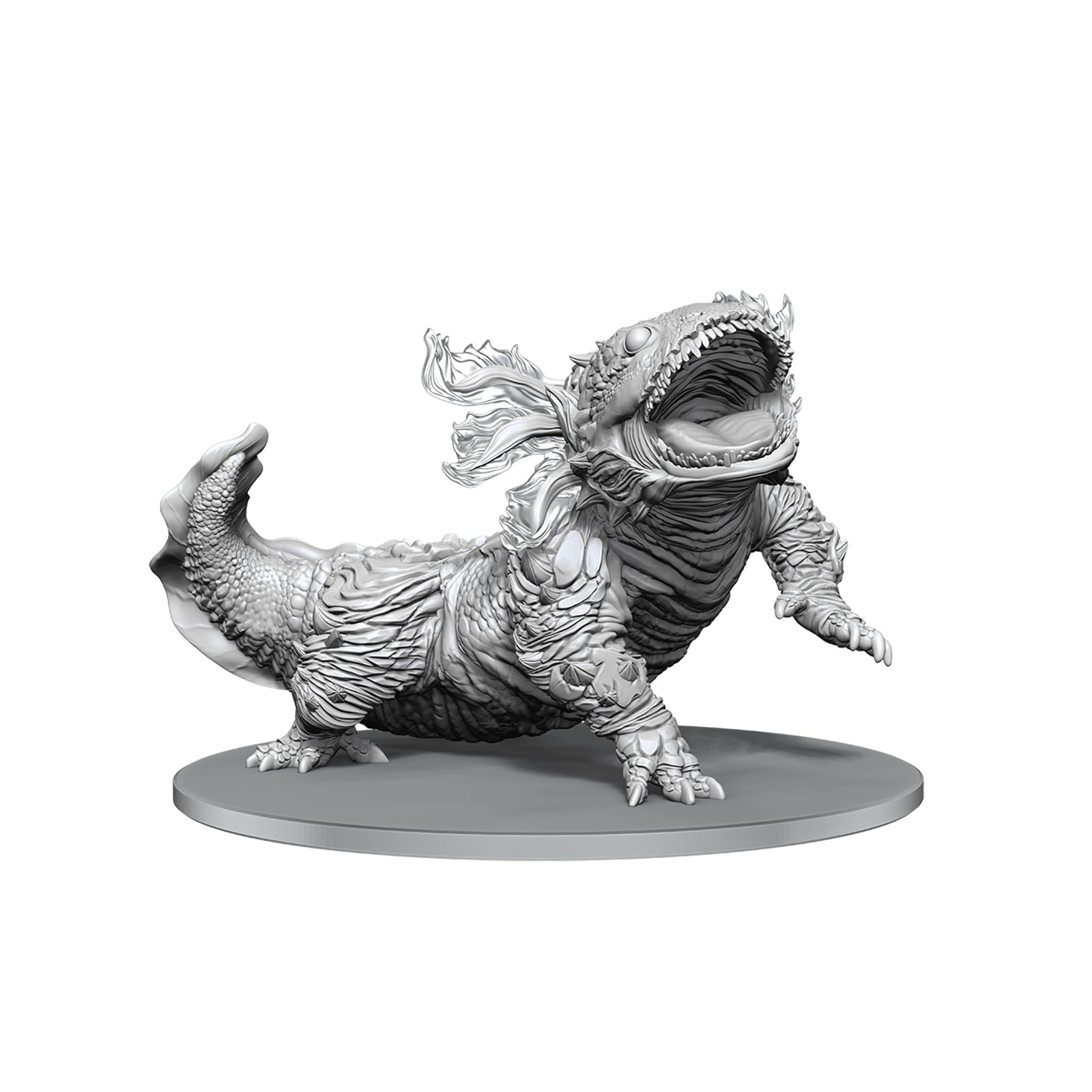 WizKids Nolzur's Marvelous Miniatures - Tlexolotl Unpainted Figure | Plastic Miniature 1