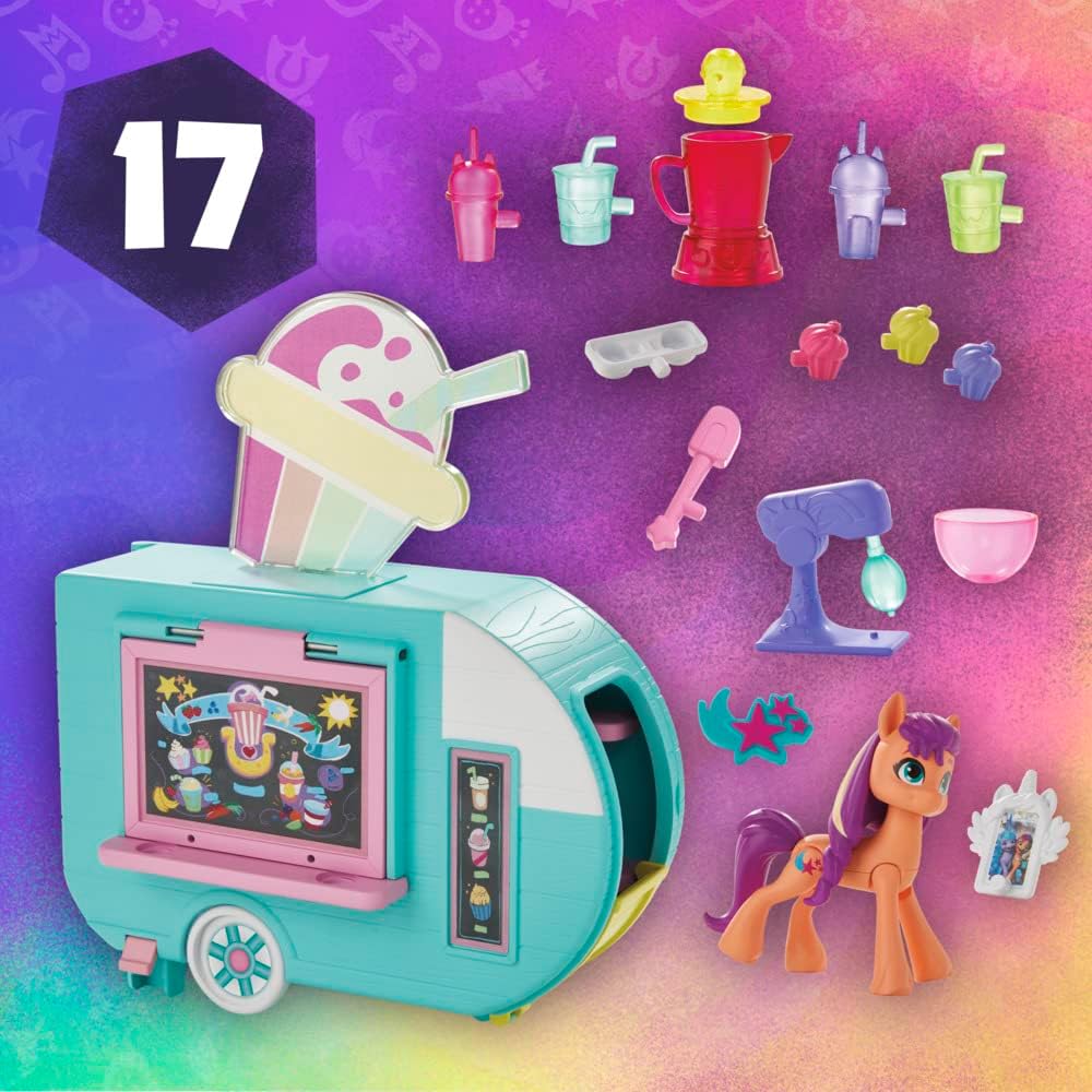 My Little Pony Sunny Starscout Smoothie Truck - Interactive Playset for Kids 5+ 2