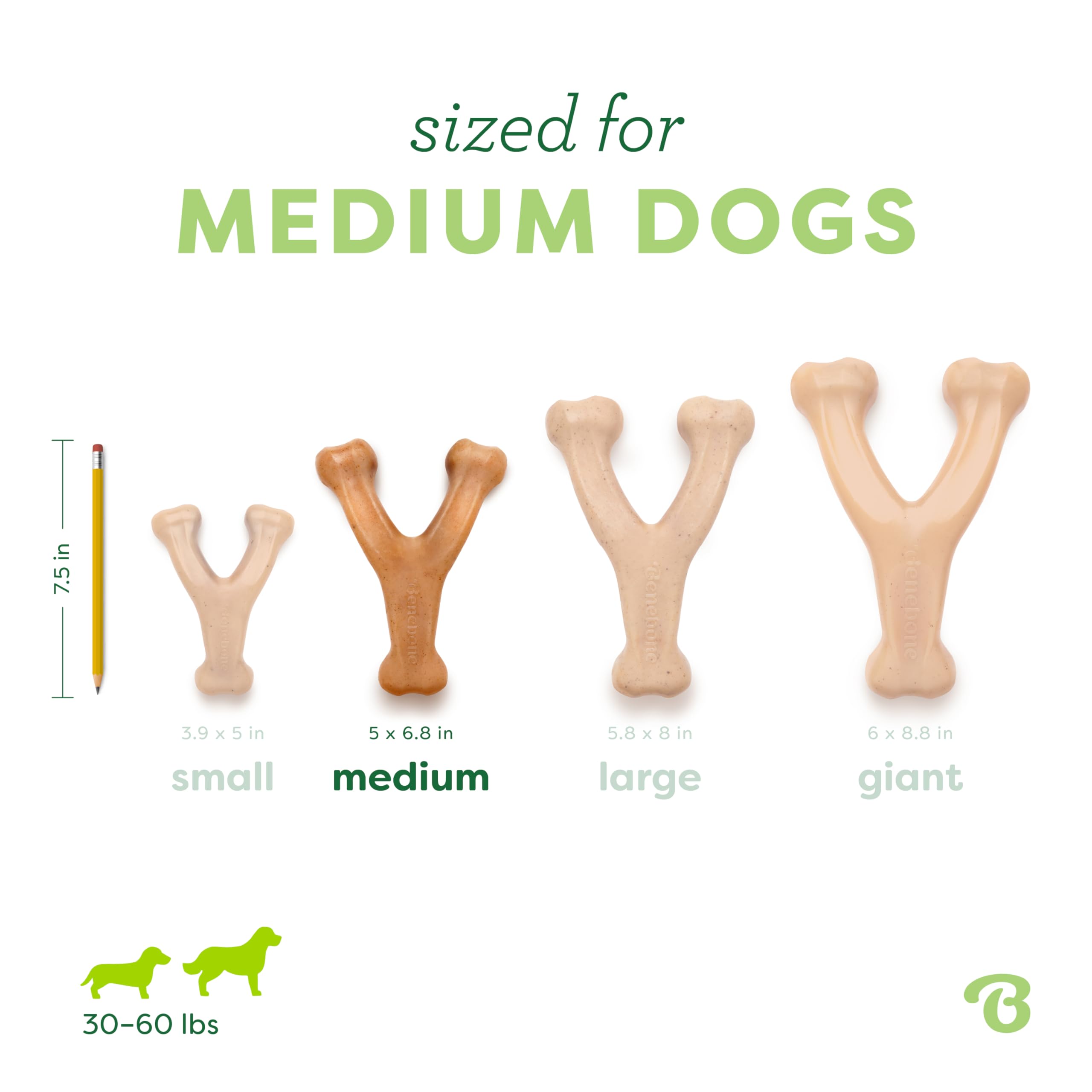 Benebone Wishbone Durable Chew Toy for Aggressive Chewers | Real Chicken Flavor | Medium Size 4