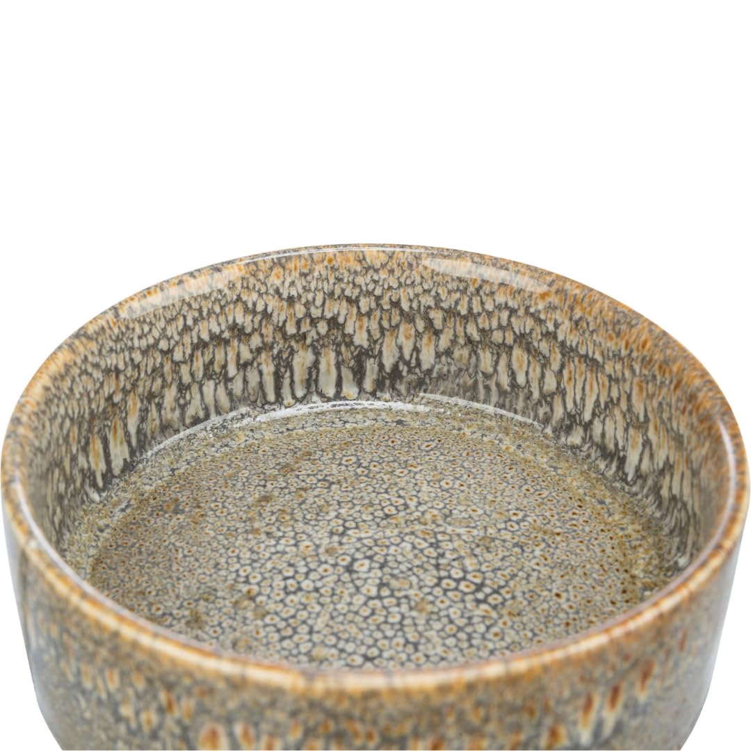 TRIXIE Ceramic Dog Bowl - Heavy Stability Food Bowl | 900 ml | Ø16 cm | Brown 2