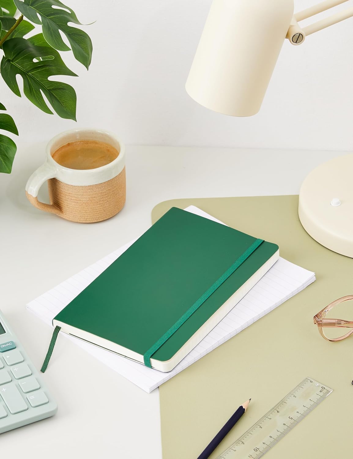 Moleskine Classic Notebook - Ruled Pages, Soft Cover, Large 13x21cm | 192 Pages, Myrtle Green 4