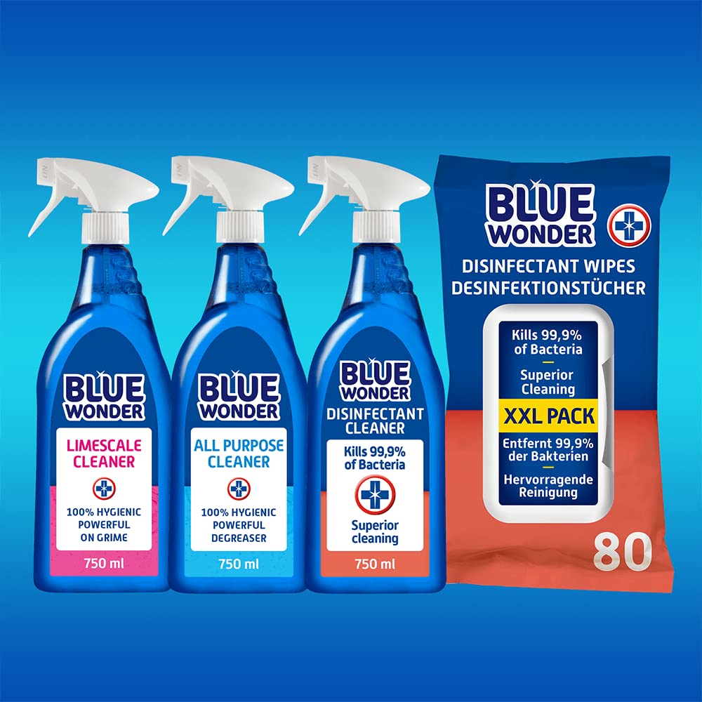 Blue Wonder Limescale Cleaner - Professional Grade Descaler Spray for Bathroom & Kitchen | 750 ml 5