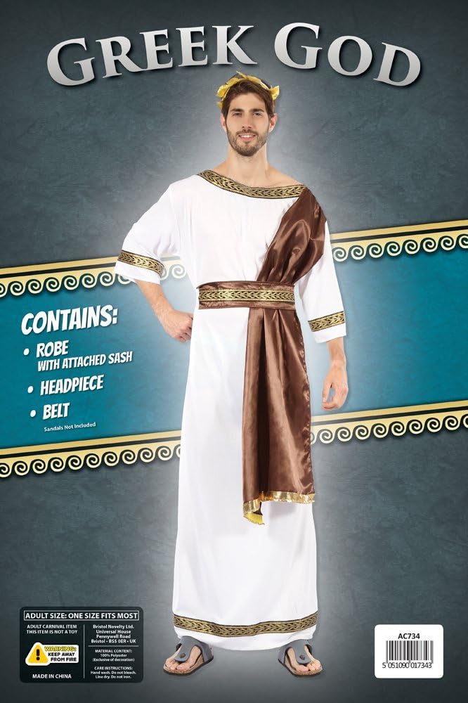 Bristol Novelty Greek God Sash Costume - Adult 2