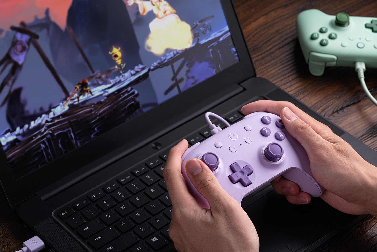 8Bitdo Ultimate 2C Wired Controller for PC & Android - 1000Hz Polling Rate, Hall Effect Joysticks 2