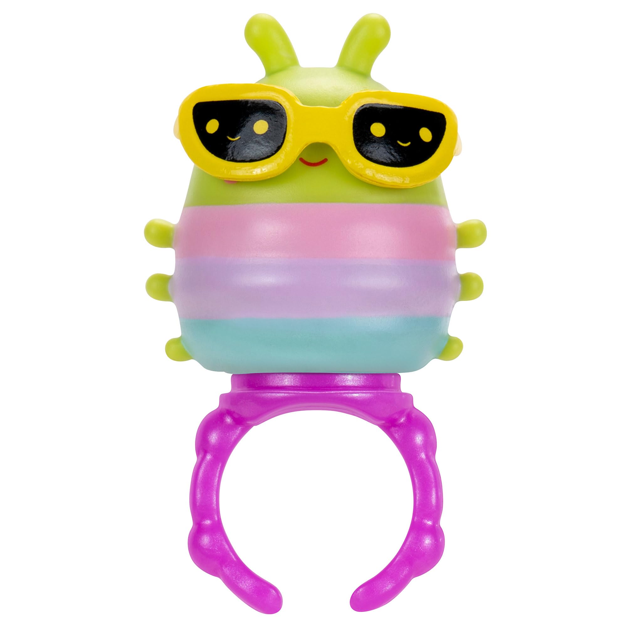 Squish-a-longs Mini-Squish 8-Pack Wave 3 - Skunk, Pink Penguin, Axolotl, Bearded Dragon, Grasshopper, Cheetah, Caterpillar, Mystery Chase 2