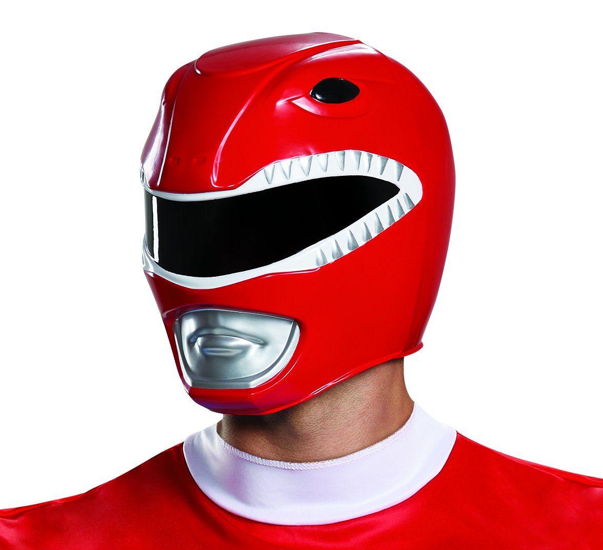 Adult Red Ranger Helmet by Disguise 1