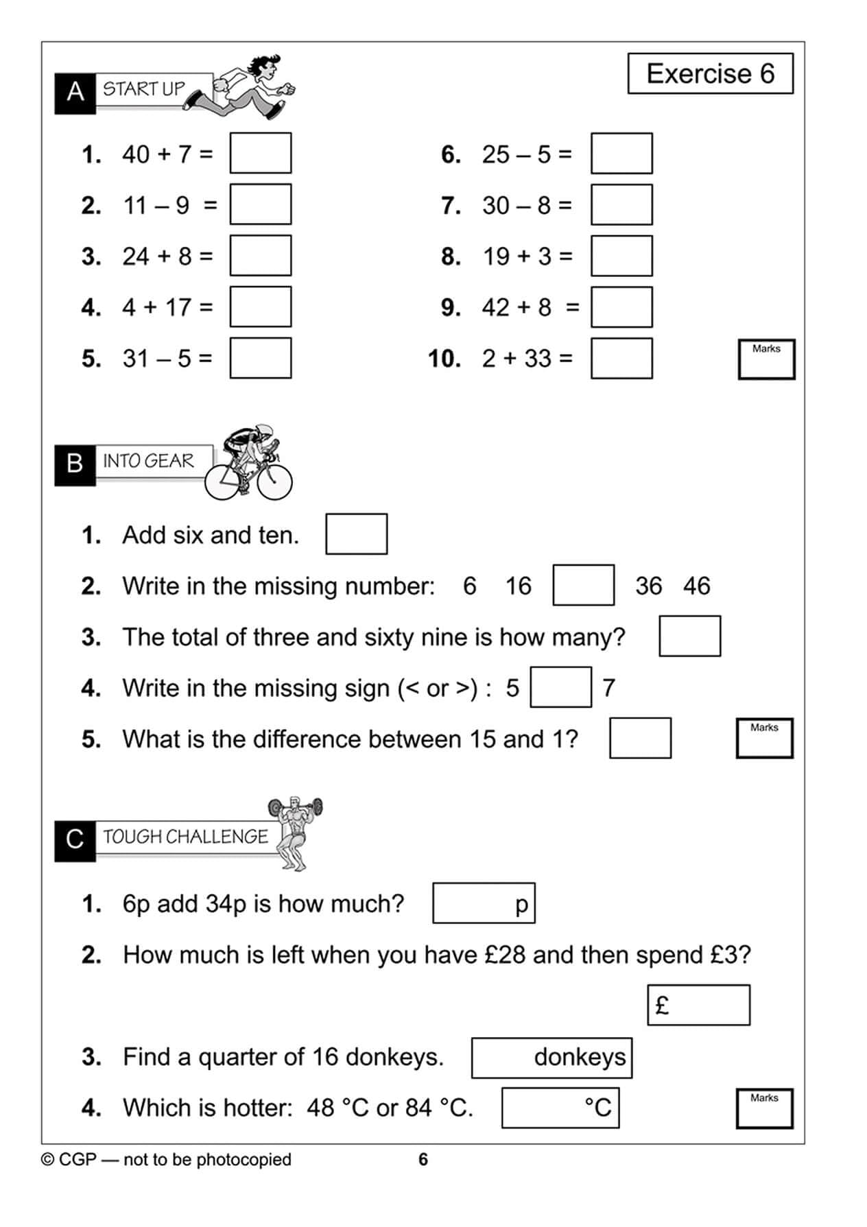 CGP KS1 Mental Maths Workout - Year 2 Study Aid | Ages 5-7 | Paperback 2